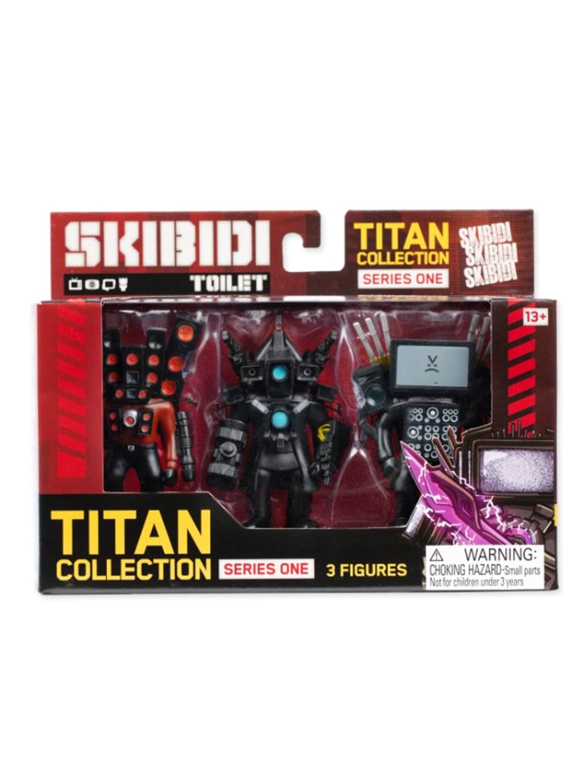 Skibidi Toilet Titan 3 Pack - Figuren - 13003