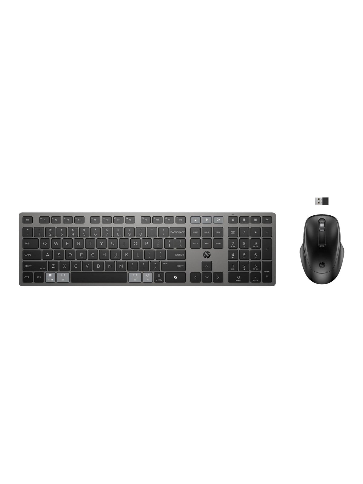 HP 725 - Tastatur & Maus Set - Englisch - Grau - Tastaturen - 9t5b0ut#Abb