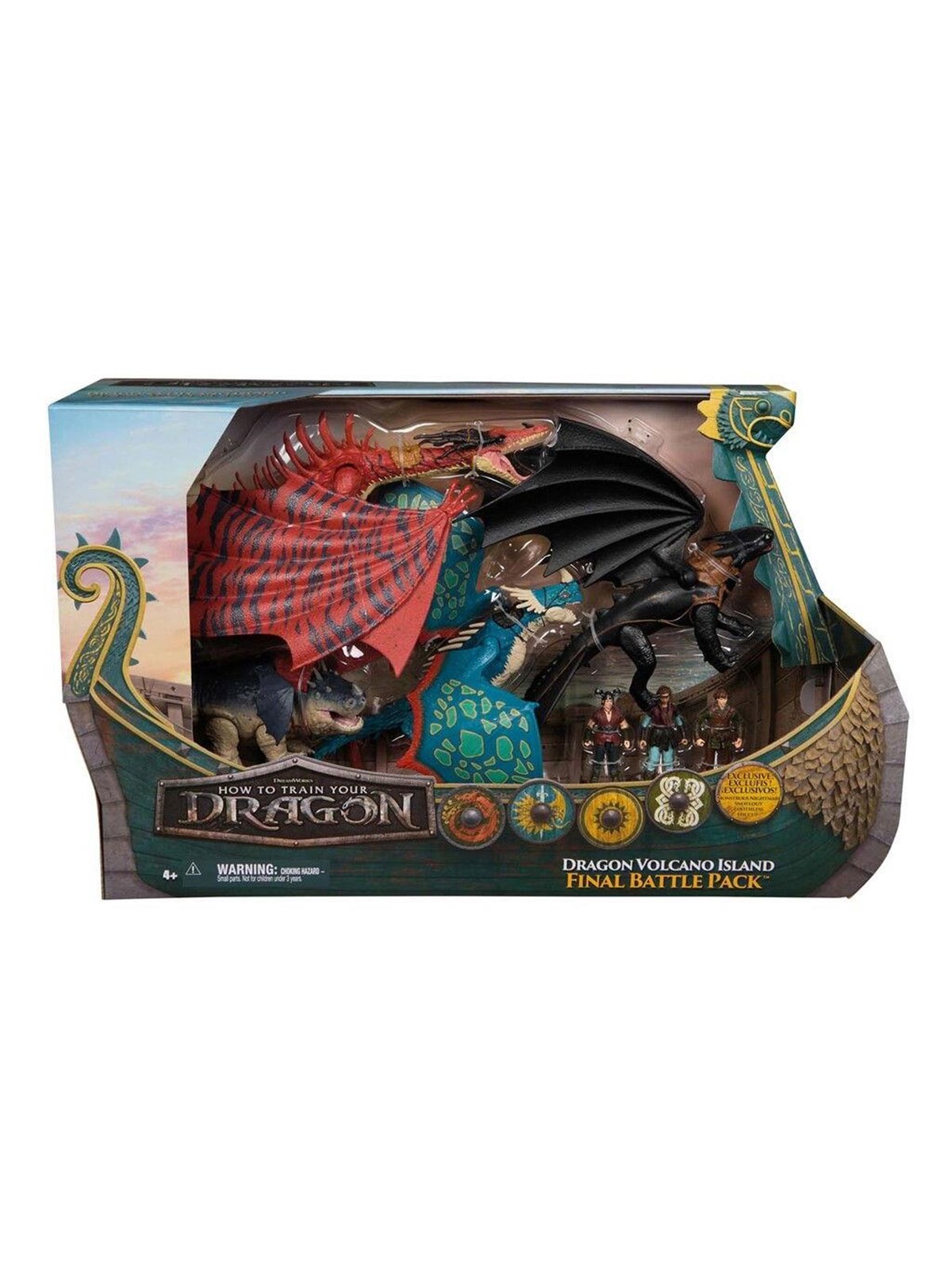 Dragons Movie Dragon Island Final Battle Set - Figuren - 6072892