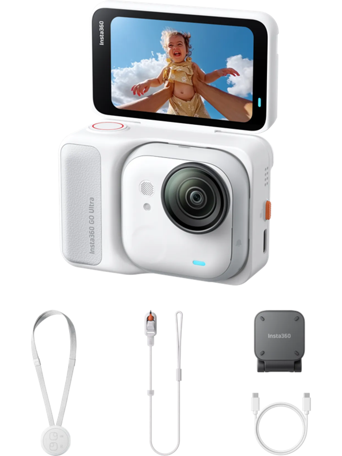 Insta360 GO Ultra Standard Bundle - Arctic White - Action Kamera - 6977644761342