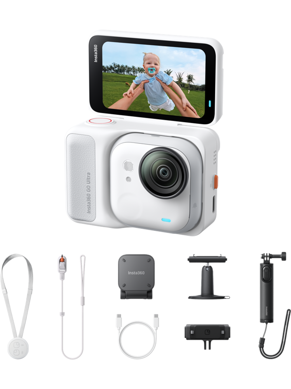 Insta360 GO Ultra Creator Bundle - Arctic White - Action Kamera - 6977644765234
