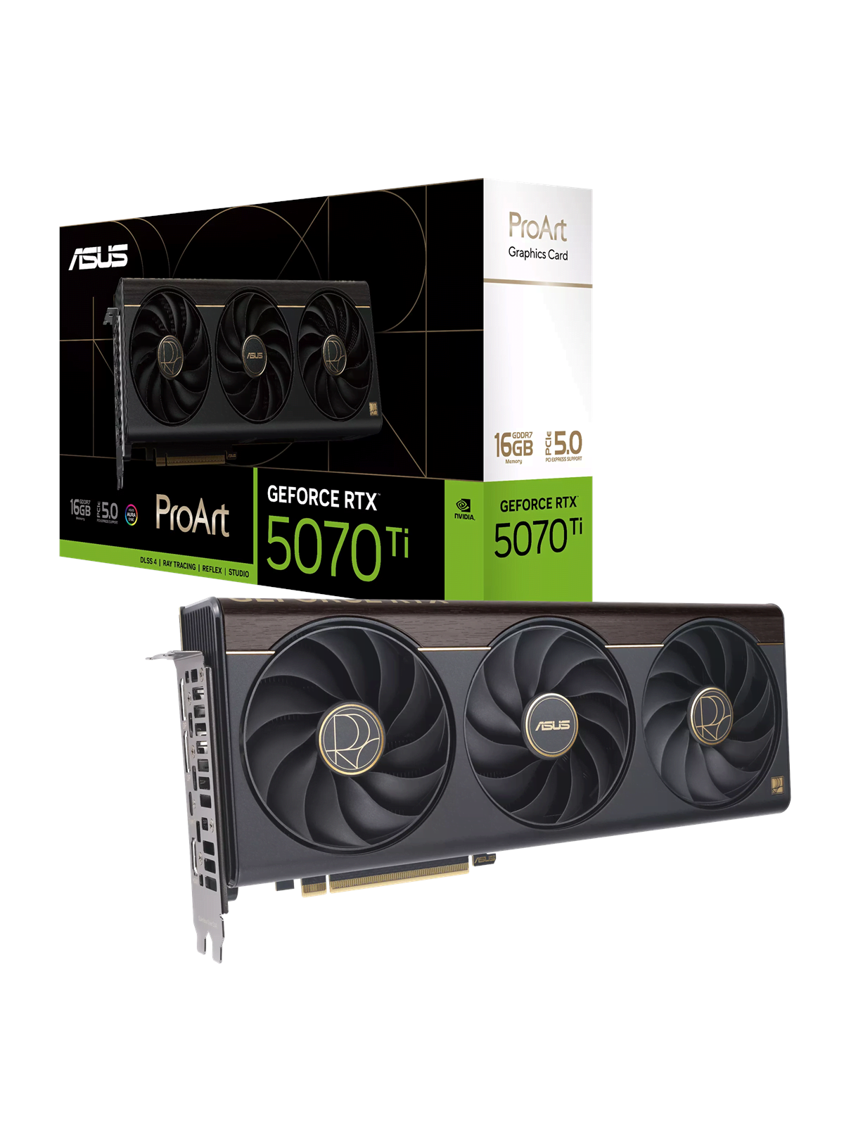 Asus Geforce Rtx 5070 Ti Proart OC - 16gb Gddr7 Ram - Grafikkarte - 90yv0nr0-m0na00