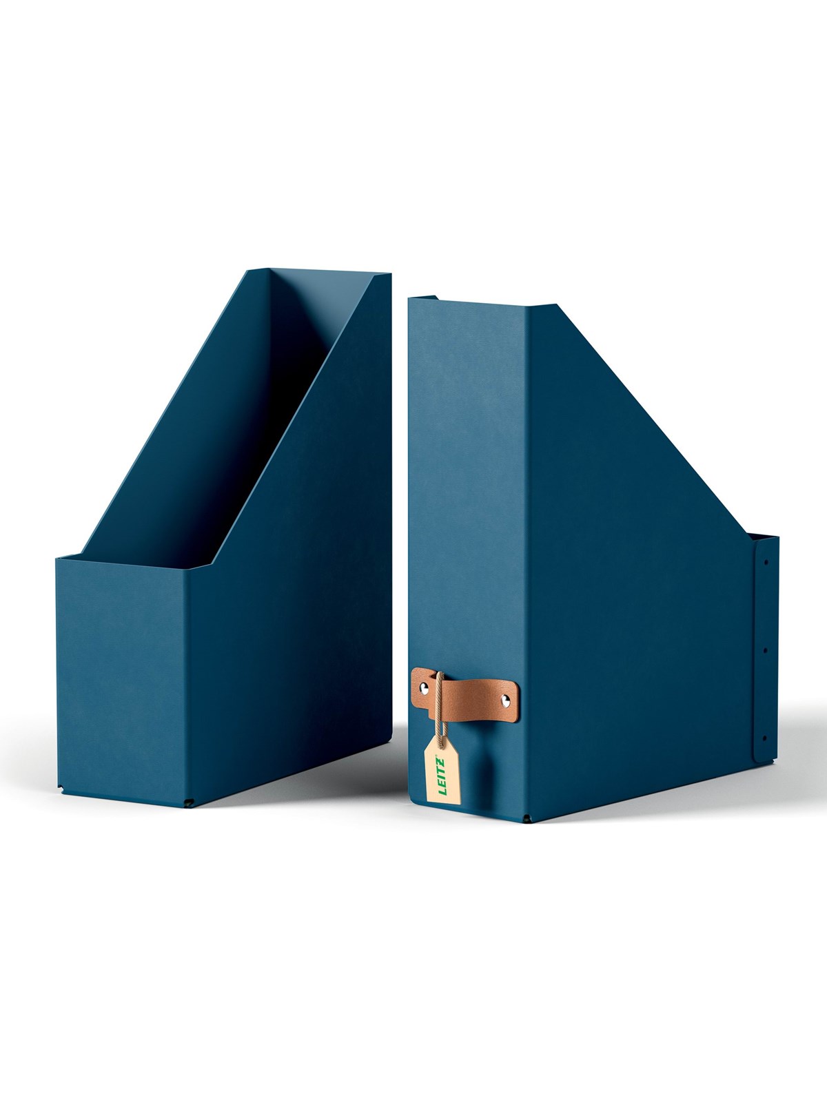Leitz Puro Stehsammler, 100% Recyclingkarton, 2er-pack, Dunkelblau - Archivierung Und Aufbewahrung - 24710068