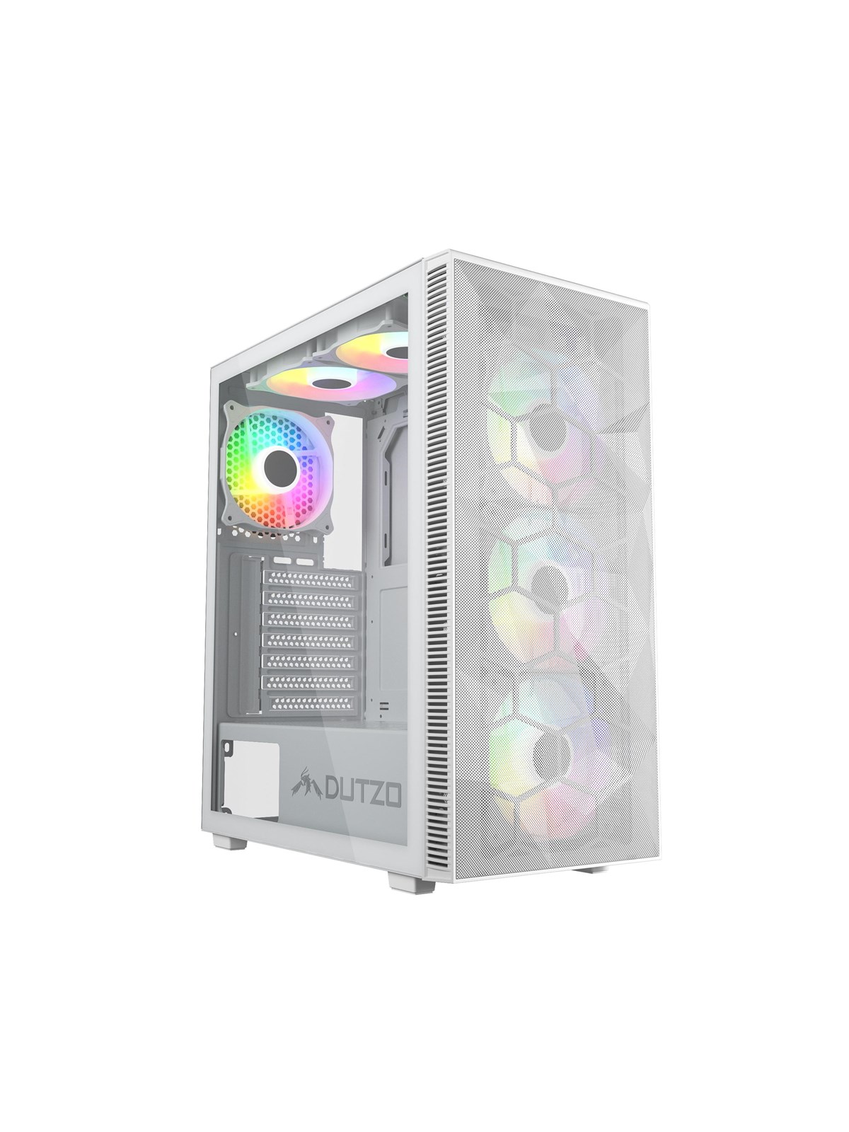 Dutzo C331 Pwm Argb - Gehäuse - Miditower - Weiß - Gehaeuse - C331pwmargb-w