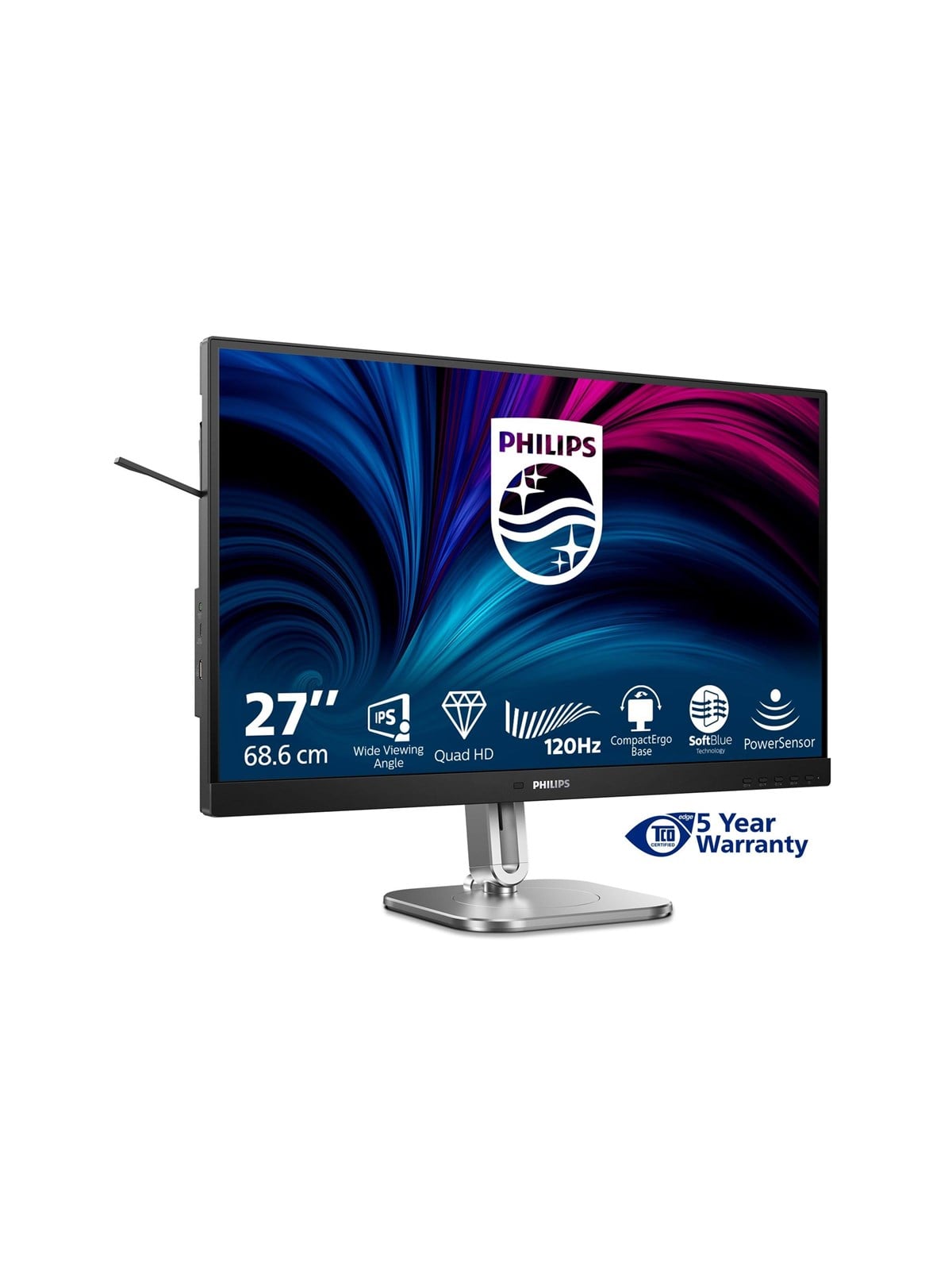27" Philips 4000 Series 27b2n4500 - 2560x1440 (Qhd) - 120hz - Ips - Bildschirm - 27b2n4500/00