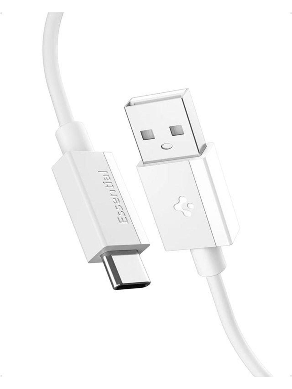 Spigen Essential 60w - Usb-a Usb-c - 2m - Weiß - Usb Kabel - Aca08716