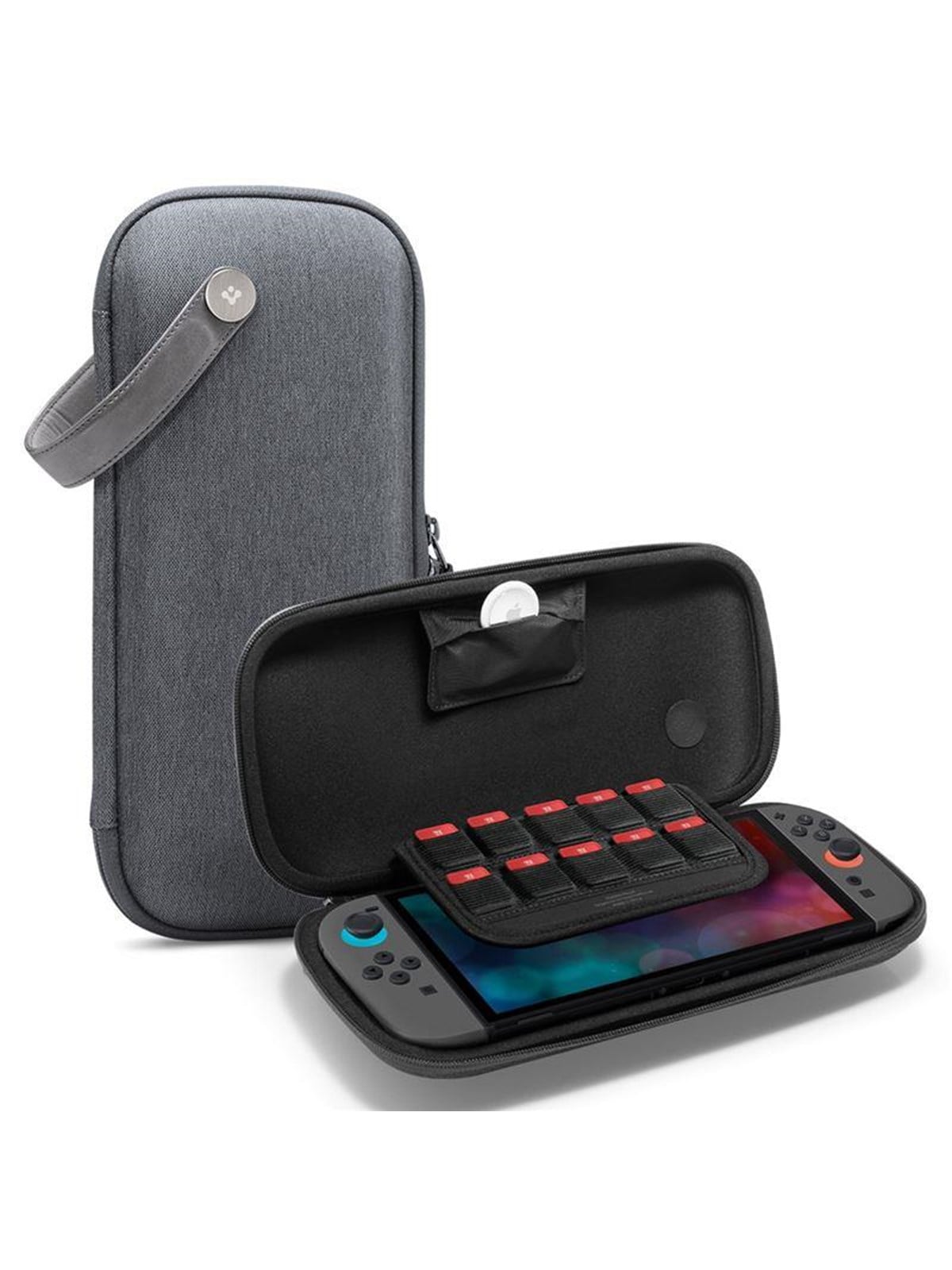 Spigen Klasden Pouch - Charcoal Gray - Nintendo Switch 2 - Miscellaneous Zubehör Für Spielkonsole - Nintendo Switch 2 - Gaming Zubehoer - Agp10204