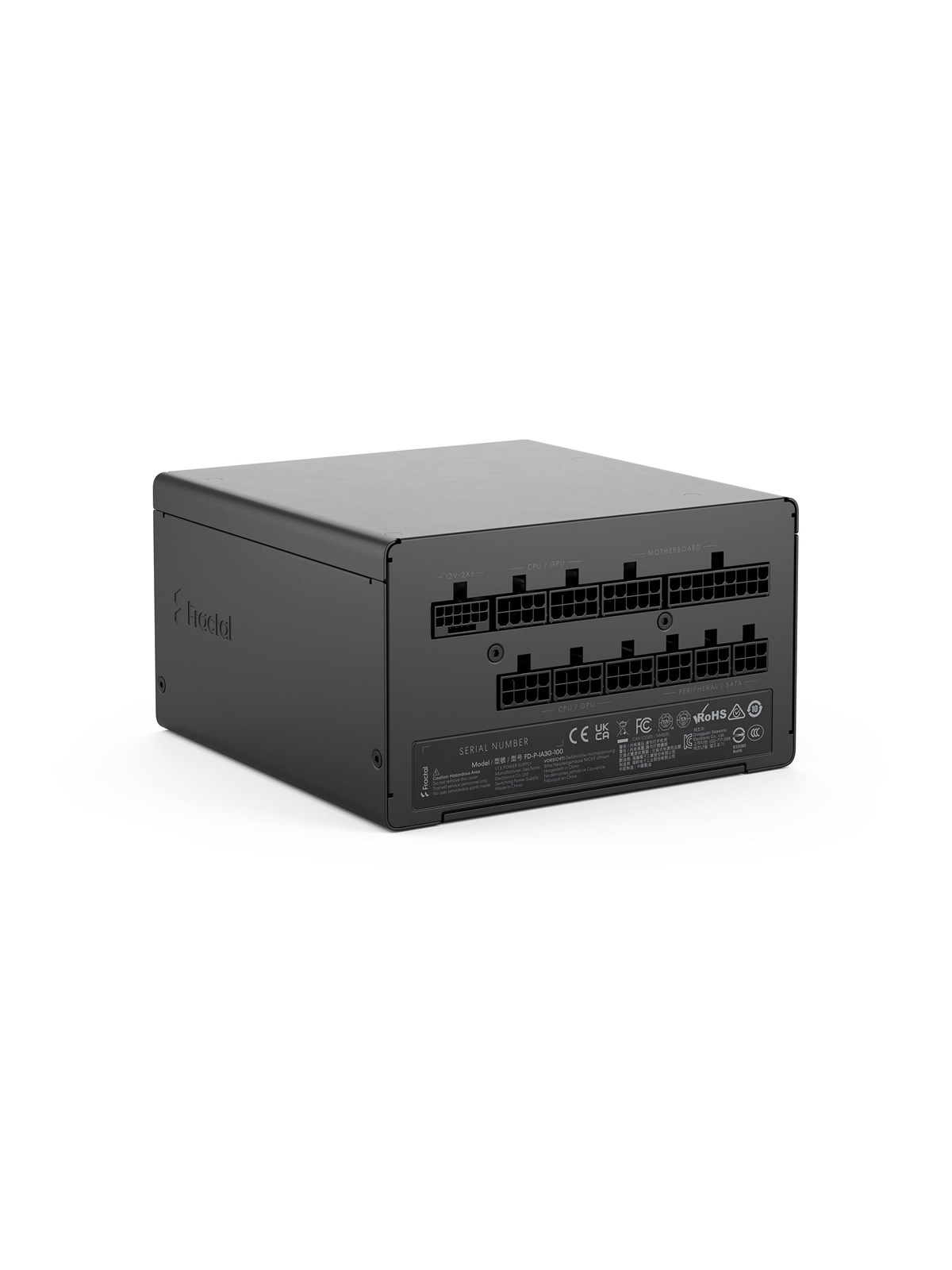 Fractal Design Ion 3 Gold 1000w Netzteile - 1000 Watt - 140 mm - Atx 3.1 - 80 Plus Gold Zertifiziert - Fd-p-ia3g-100-eu