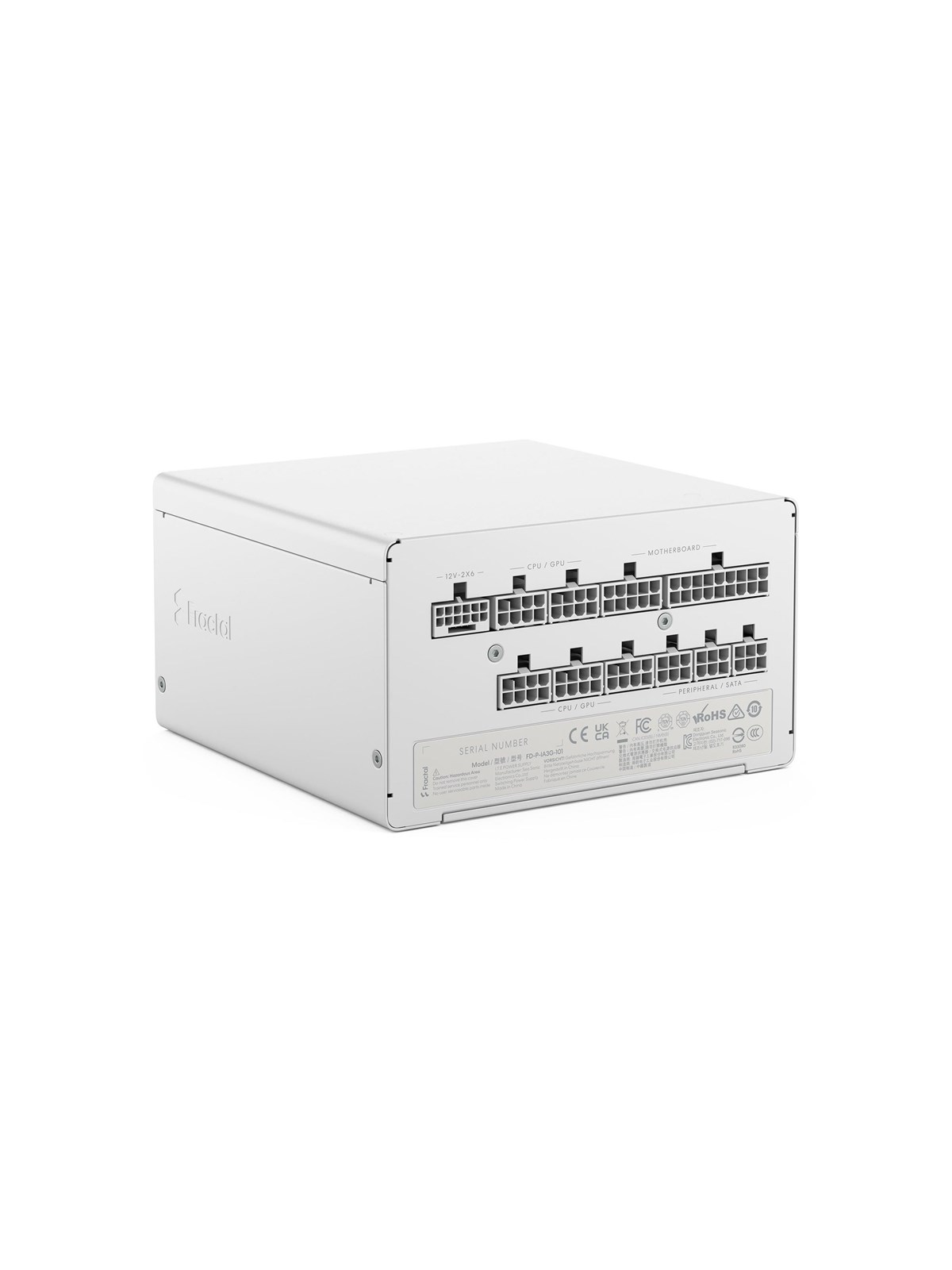 Fractal Design Ion 3 Gold 1000w Netzteile - 1000 Watt - 140 mm - Atx 3.1 - 80 Plus Gold Zertifiziert - Fd-p-ia3g-101-eu-wt