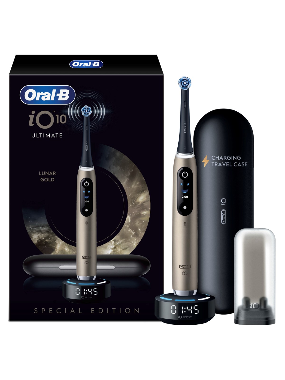 Oral-b Zahnbürste Io10 Lunar Gold Special Edition (Black Refill) - Elektrische Zahnbuersten - 8700216996297