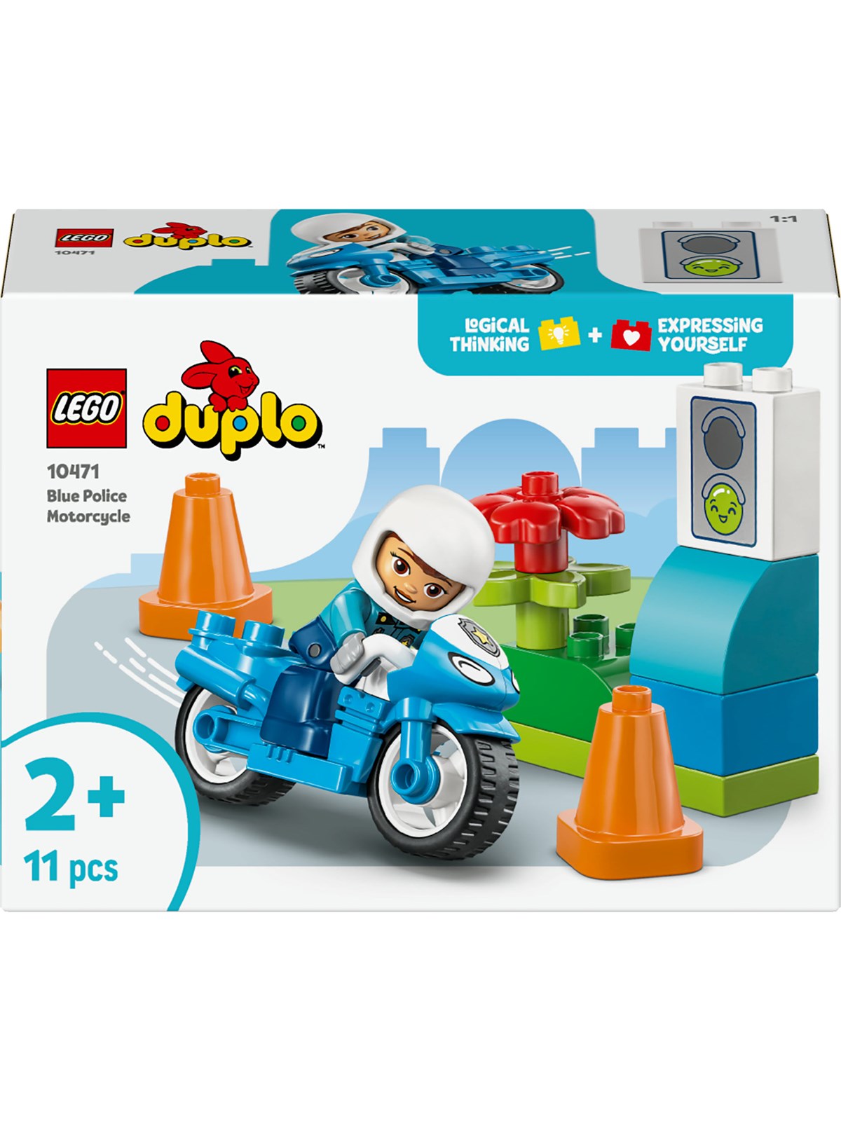 Lego Duplo 10471 Blaues Polizeimotorrad