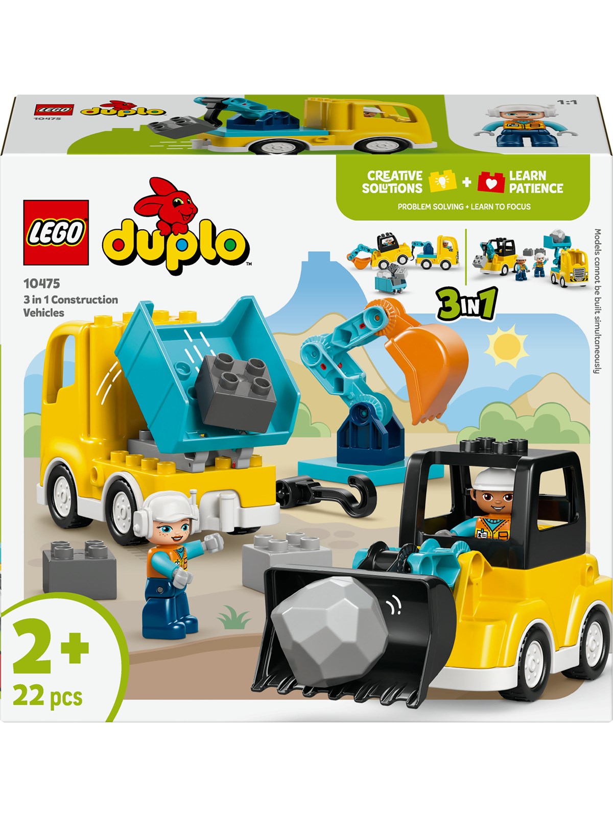 Lego Duplo 10475 Baufahrzeuge - 3-in-1-set