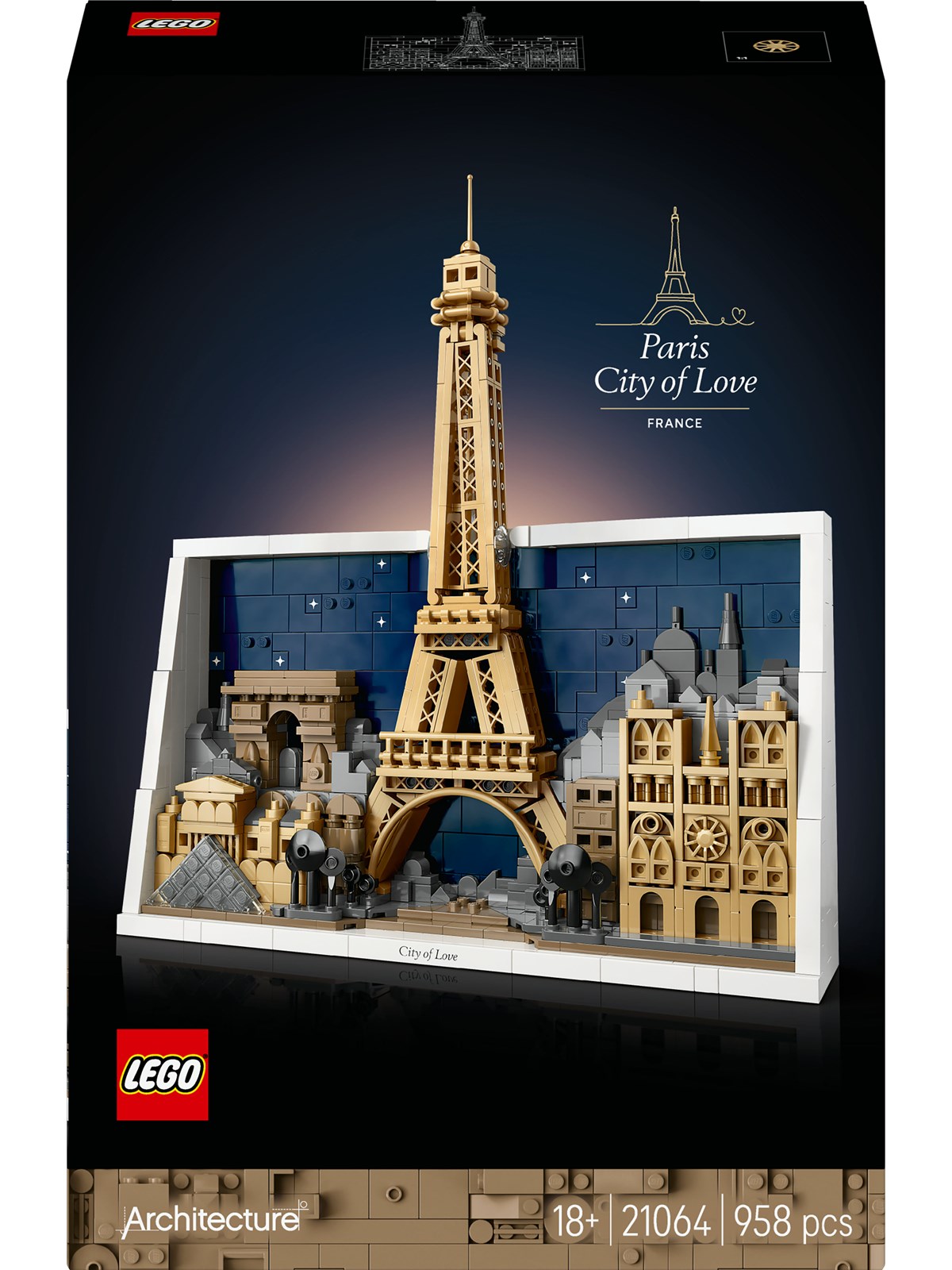Lego Architecture 21064 Paris - Stadt Der Liebe