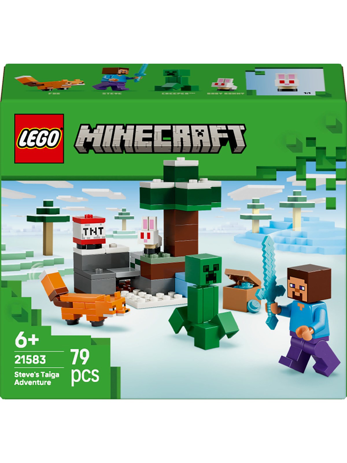 Lego Minecraft 21583 Steves Abenteuer in Der Taiga