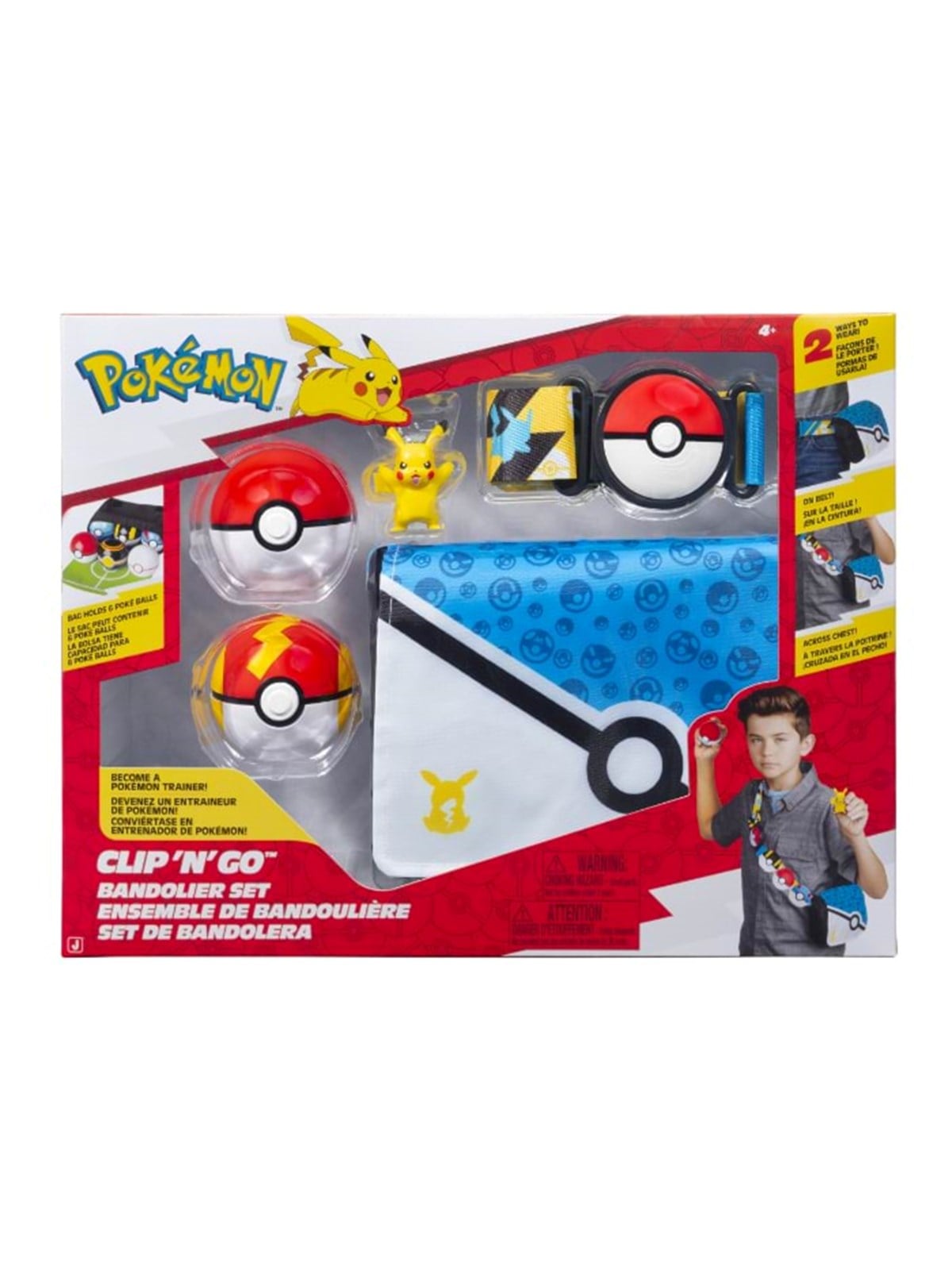 Pokemon Clip 'N' Go Pikachu Bandolier Set - Pkw4171