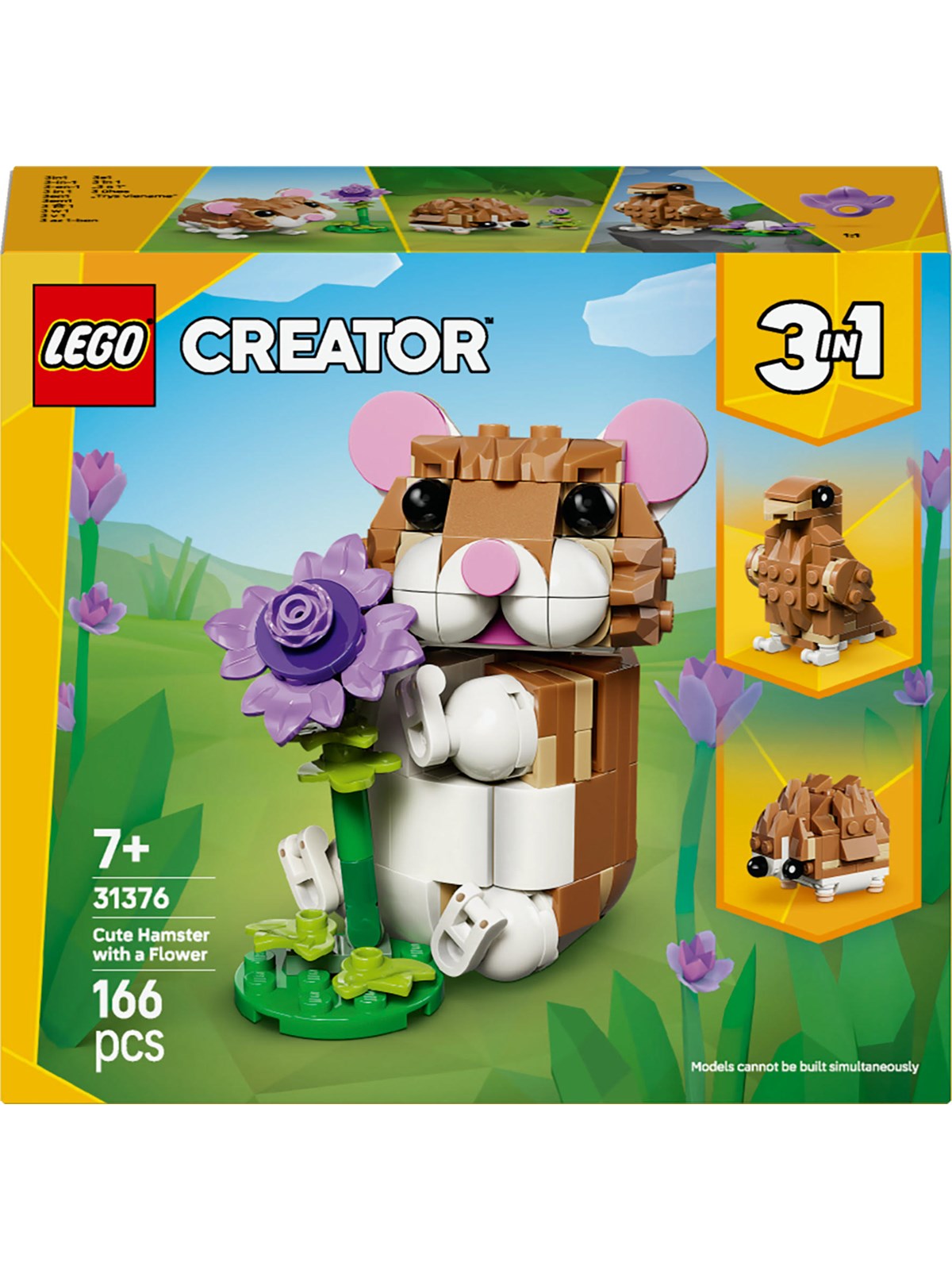 Lego Creator 31376 Niedlicher Hamster Mit Blume