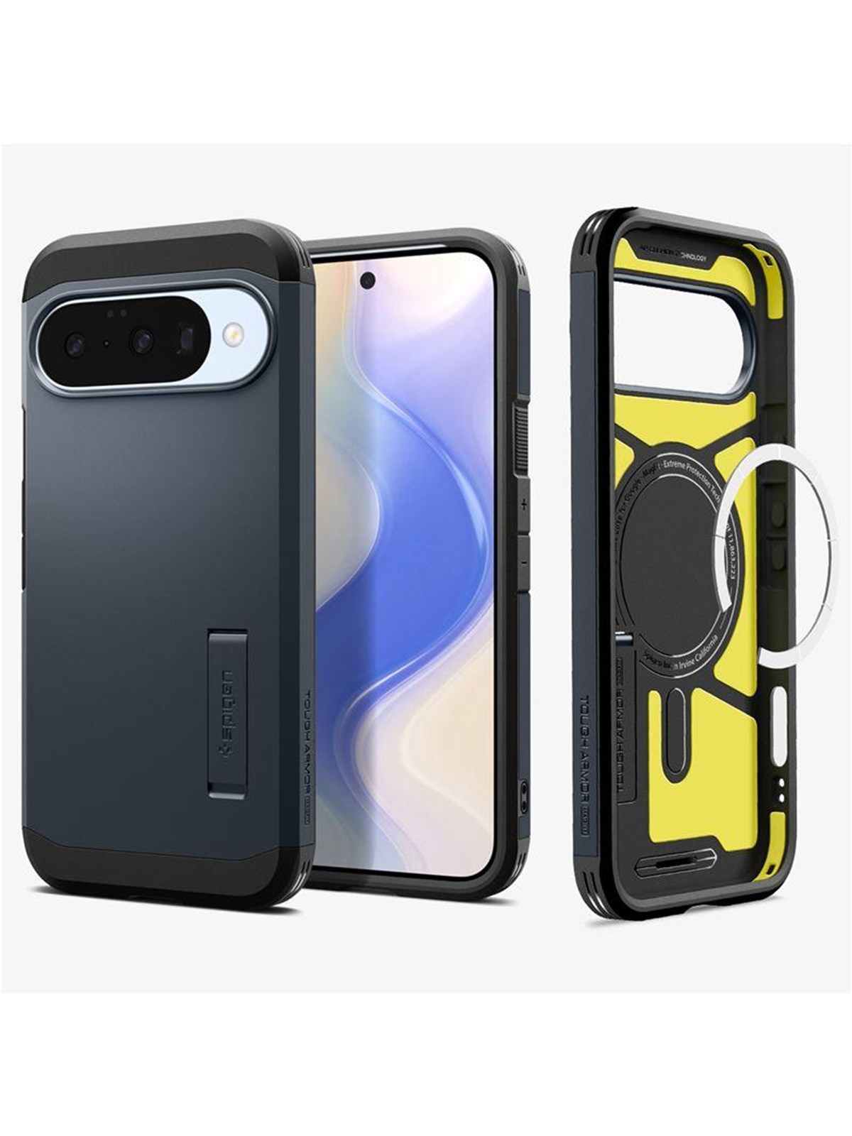 Spigen Tough Armor Magsafe - Metal Slate - Google Pixel 10 Pro/pixel 10 - Handys Cover Cases - Acs09706