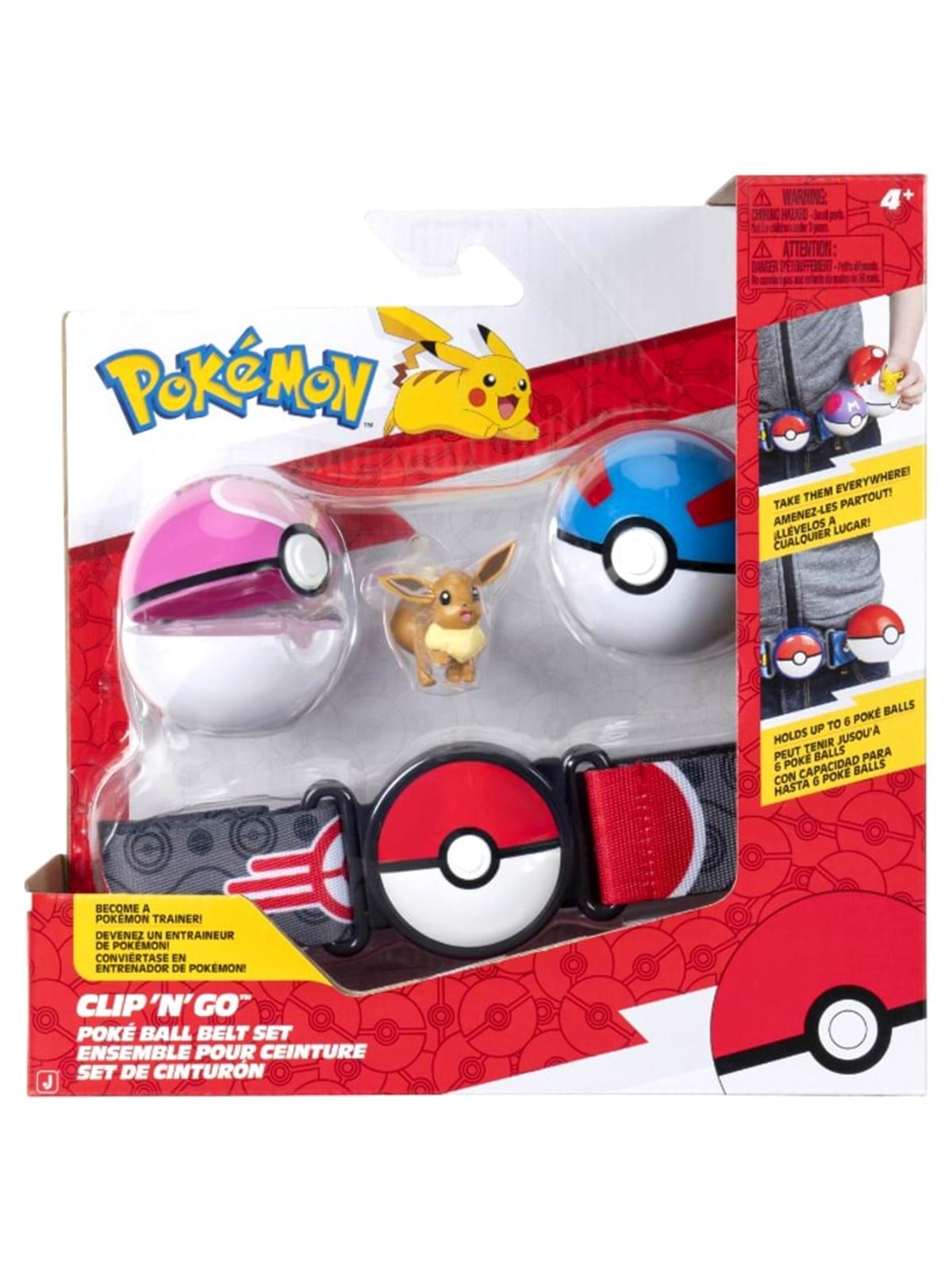 Pokemon Clip N GO Belt Set Eevee - Pkw4167