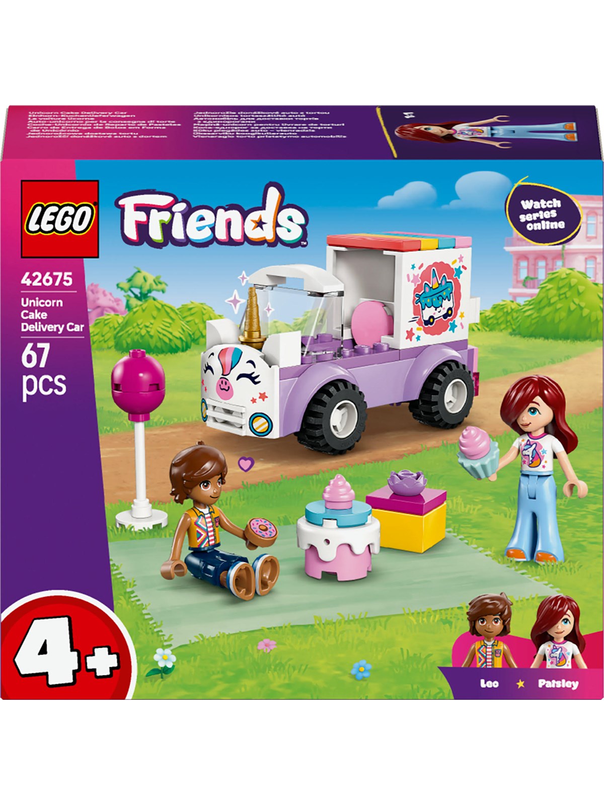 Lego Friends 42675 Einhorn-kuchenlieferwagen