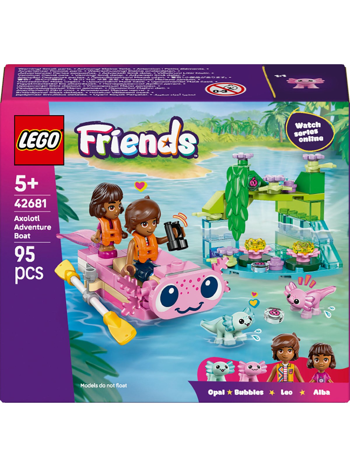 Lego Friends 42681 Axolotl-abenteuerboot