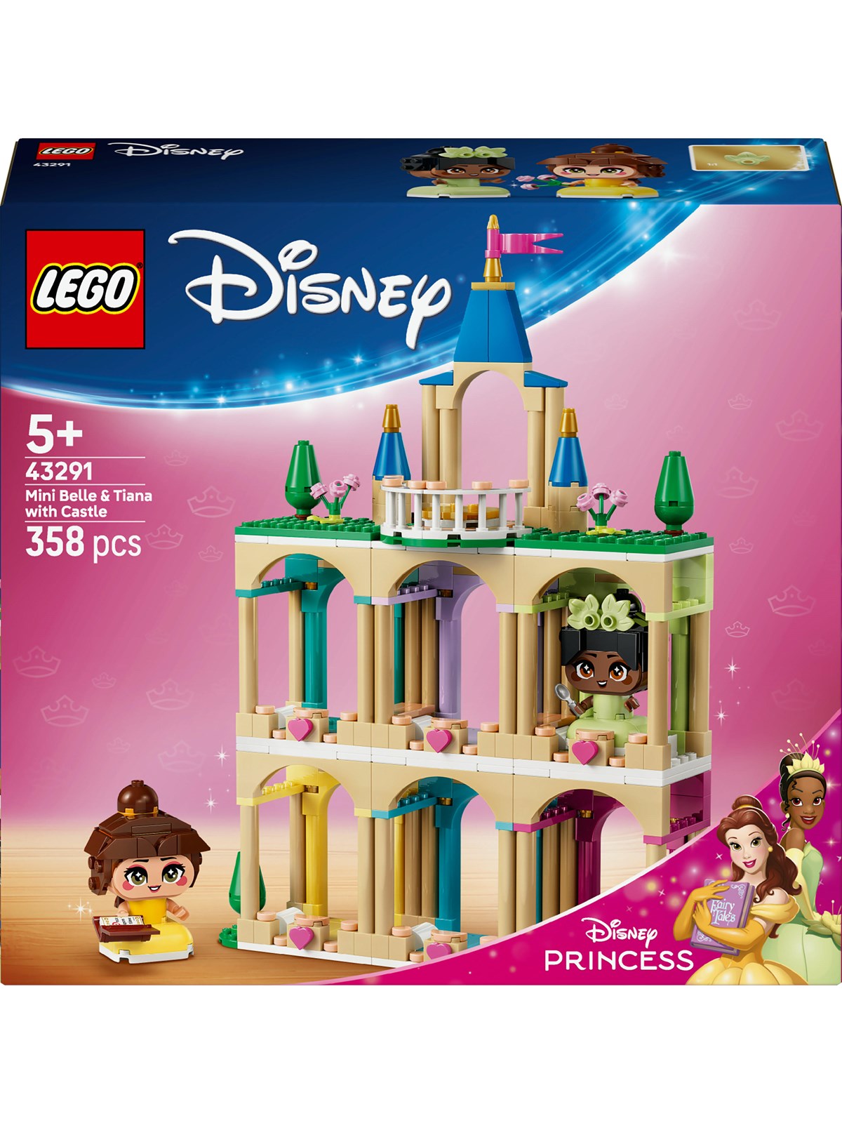 Lego Disney 43291 Die Mini-prinzessinnen Belle Und Tiana Mit Ihrem Schloss