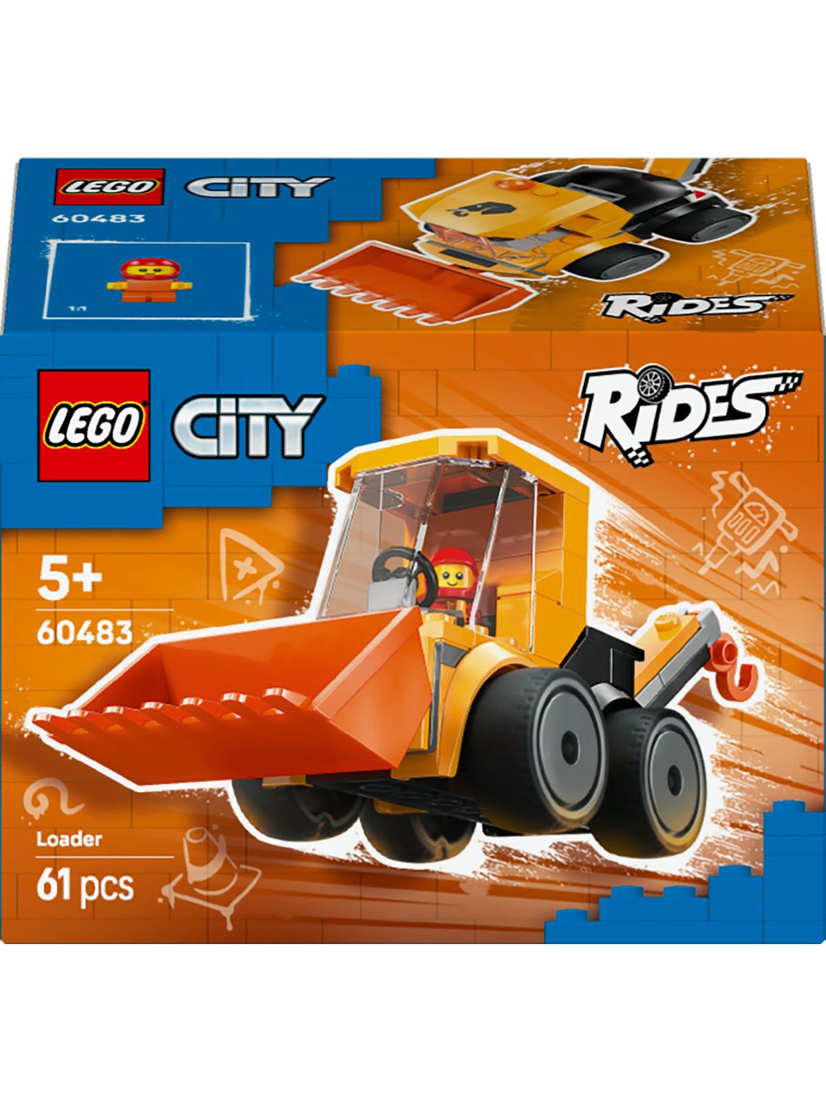 Lego City 60483 Coole Flitzer - Radlader