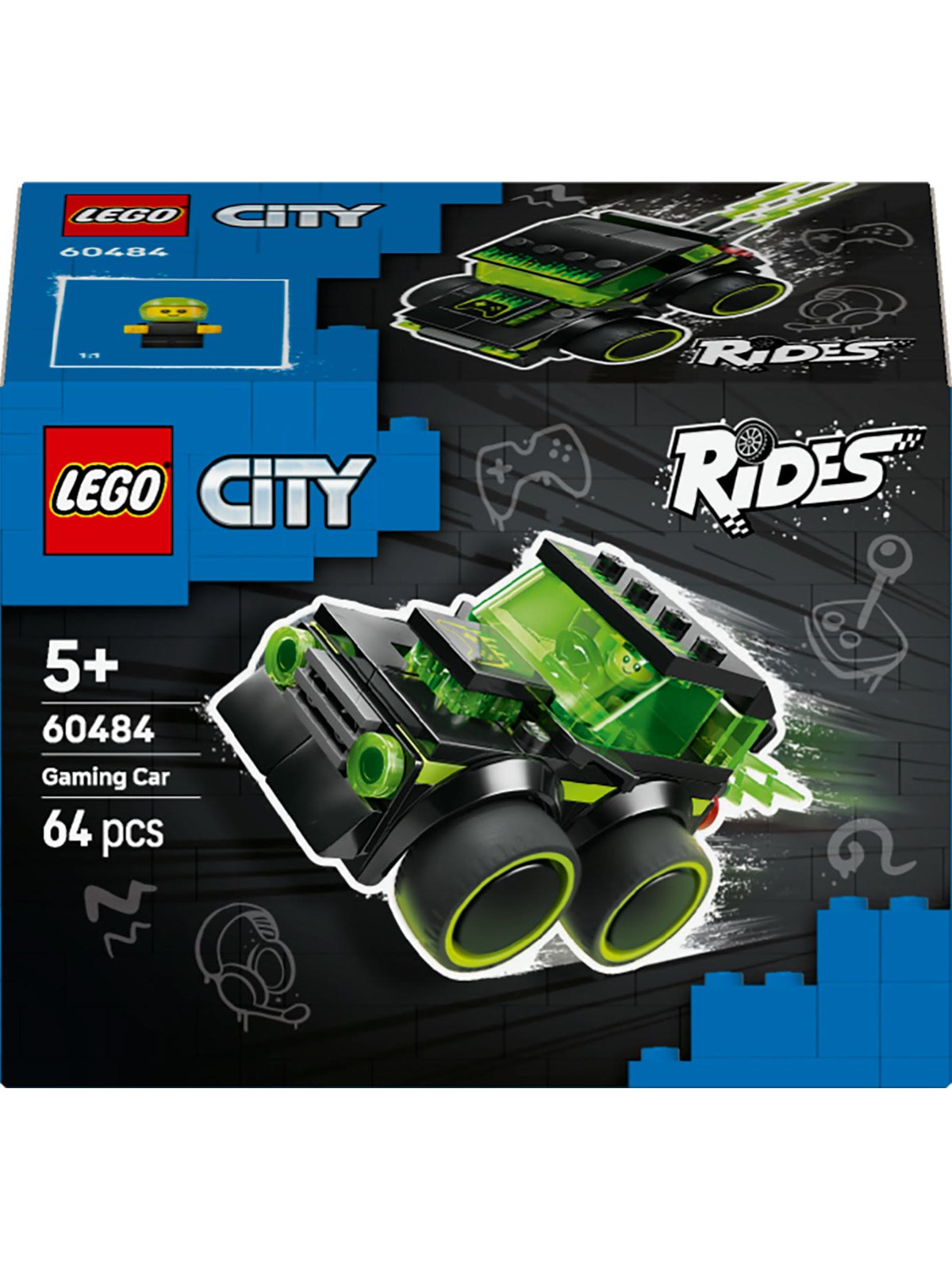 Lego City 60484 Coole Flitzer - Gaming-rennauto
