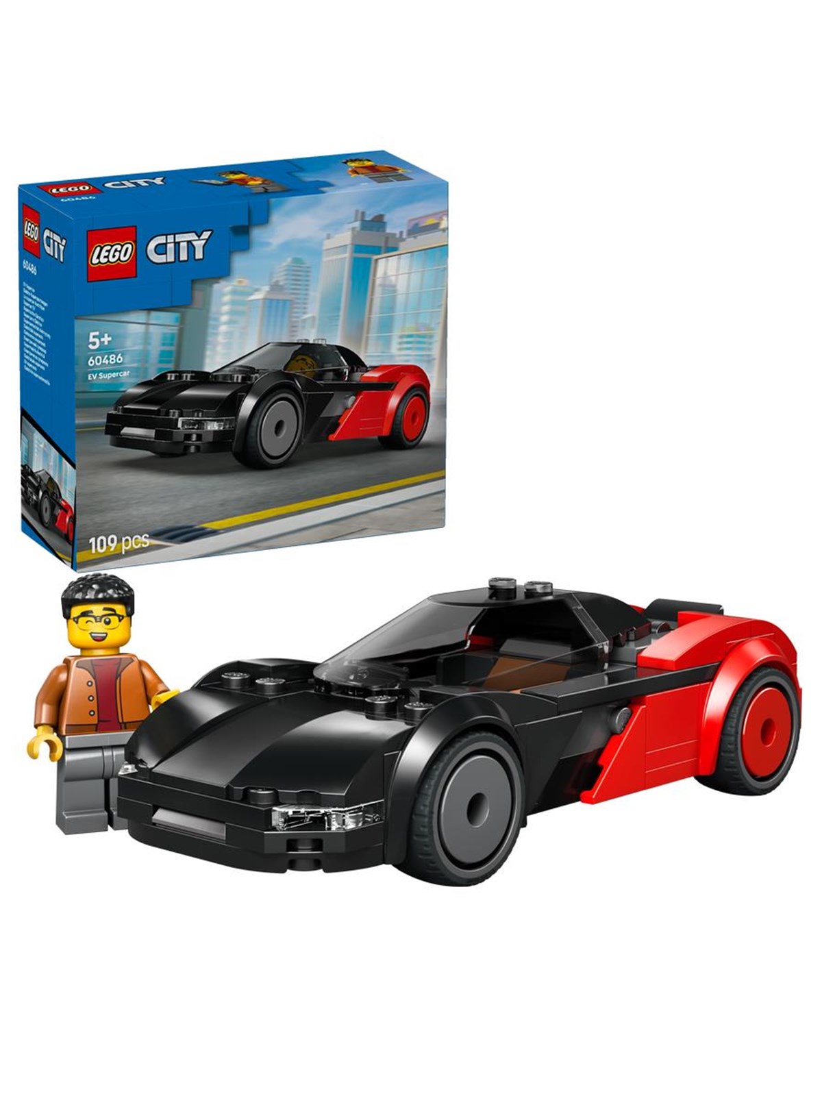 LEGO City 60486 Elektro-Supersportwagen
