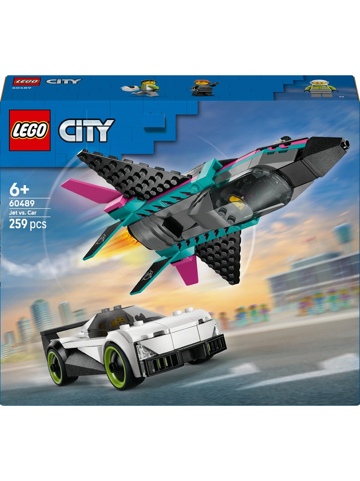 Lego City 60489 Düsenflieger vs. Rennauto