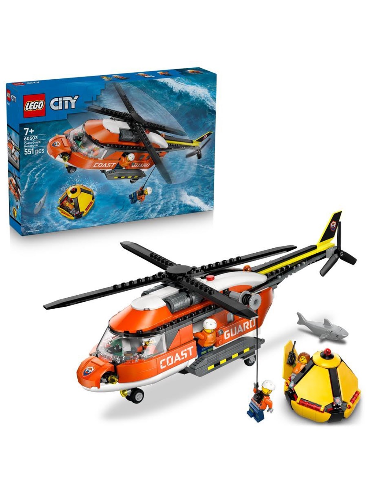 LEGO City 60503 Hubschrauber der Küstenwache Image