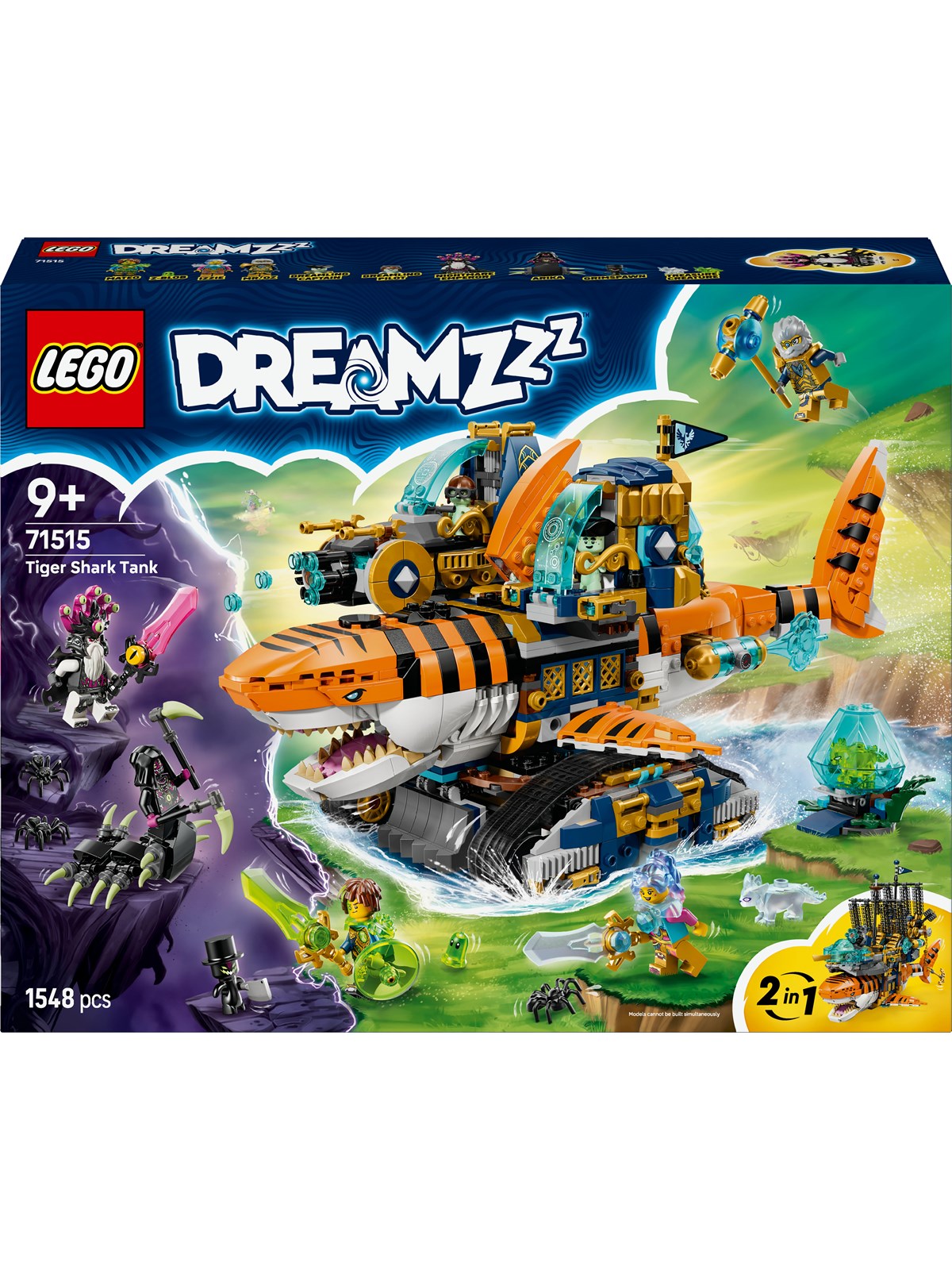 Lego Dreamzzz 71515 Tigerhai-fahrzeug