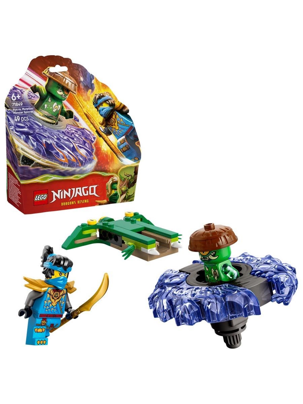 LEGO Ninjago 71849 Nya vs. Mutationsmonster-Spinner