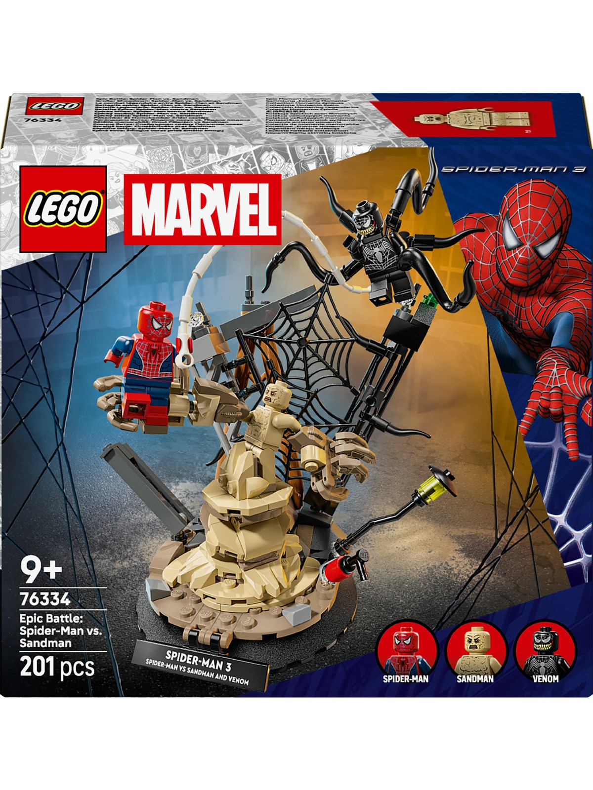 Lego Marvel 76334 Großer Showdown: Spider-man vs. Sandman