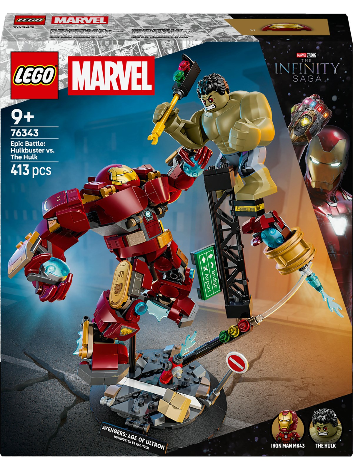 Lego Super Heroes Marvel 76343 Duell Der Giganten: Hulkbuster vs. Hulk
