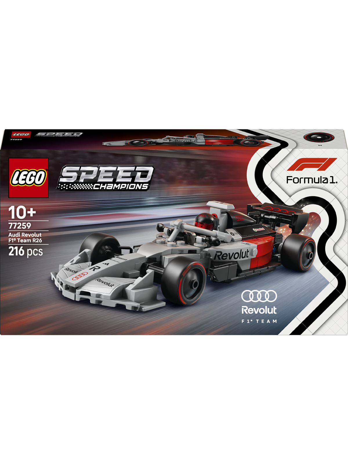 Lego Speed Champions 77259 Audi Revolut F1 Team R26 Rennwagen