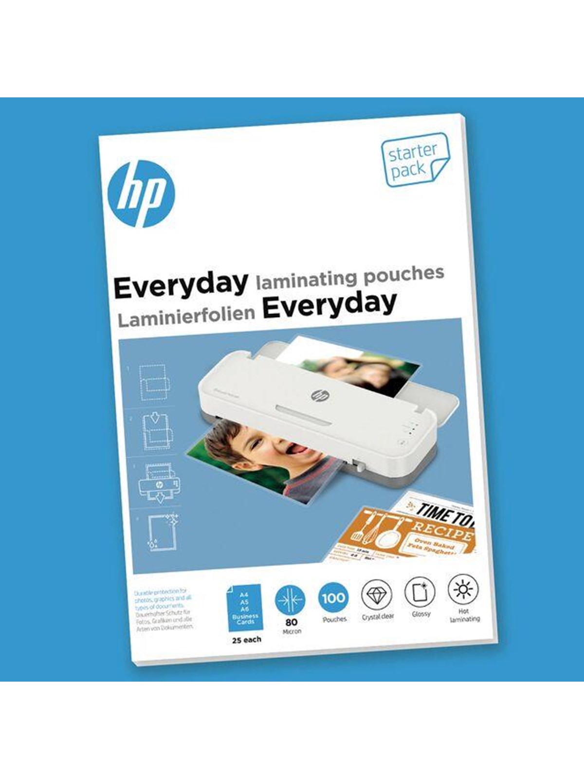 HP 9158 Laminator Pouch - Laminierung