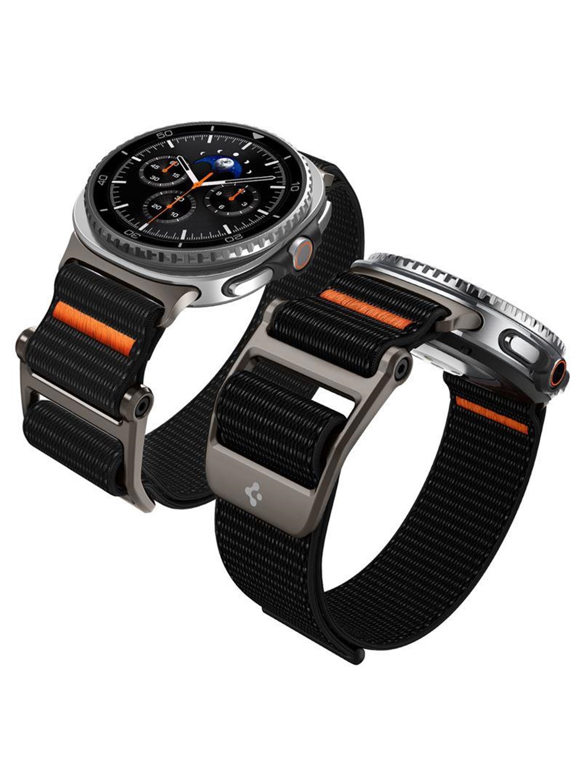 Spigen Durapro Flex - Black - Samsung Galaxy Watch 8 (40/44/46mm) - Smartwatch Accessories - Amp10116