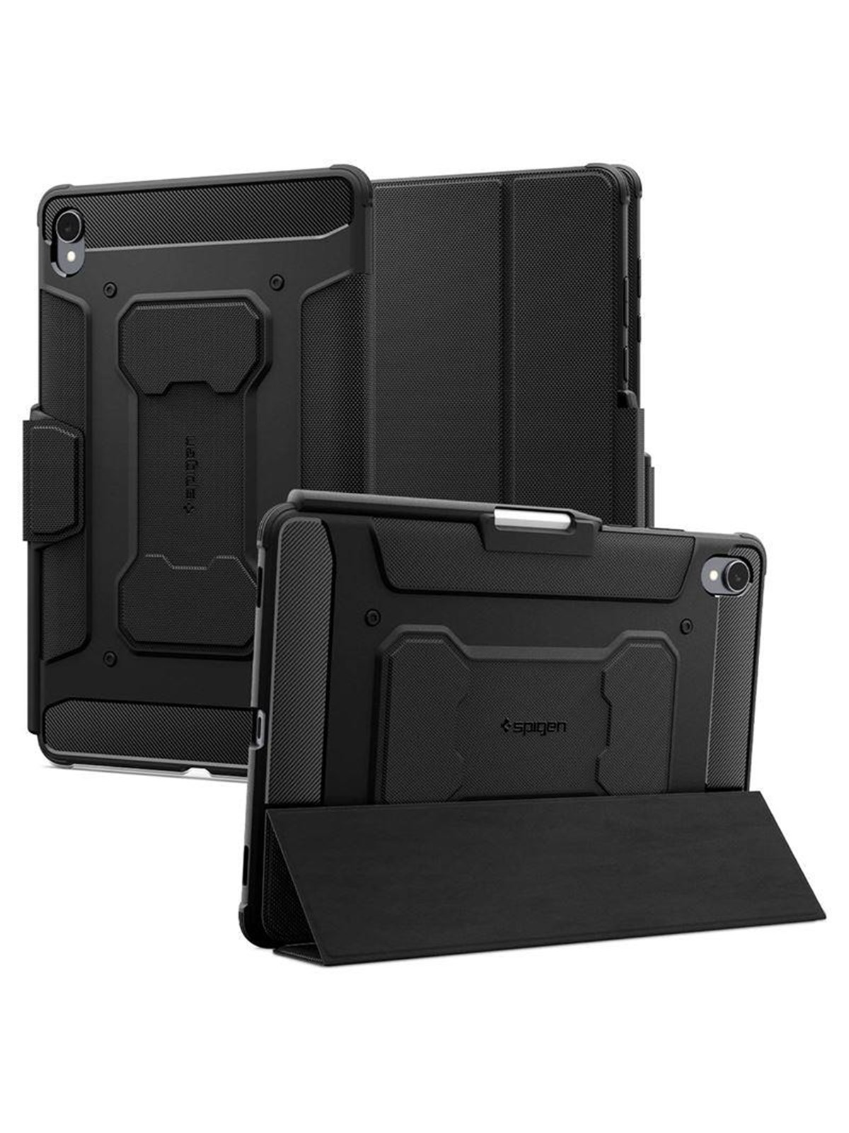 Spigen Rugged Armor Pro - Black - Samsung Galaxy Tab S11 - Tablets Cover Case - Acs10149