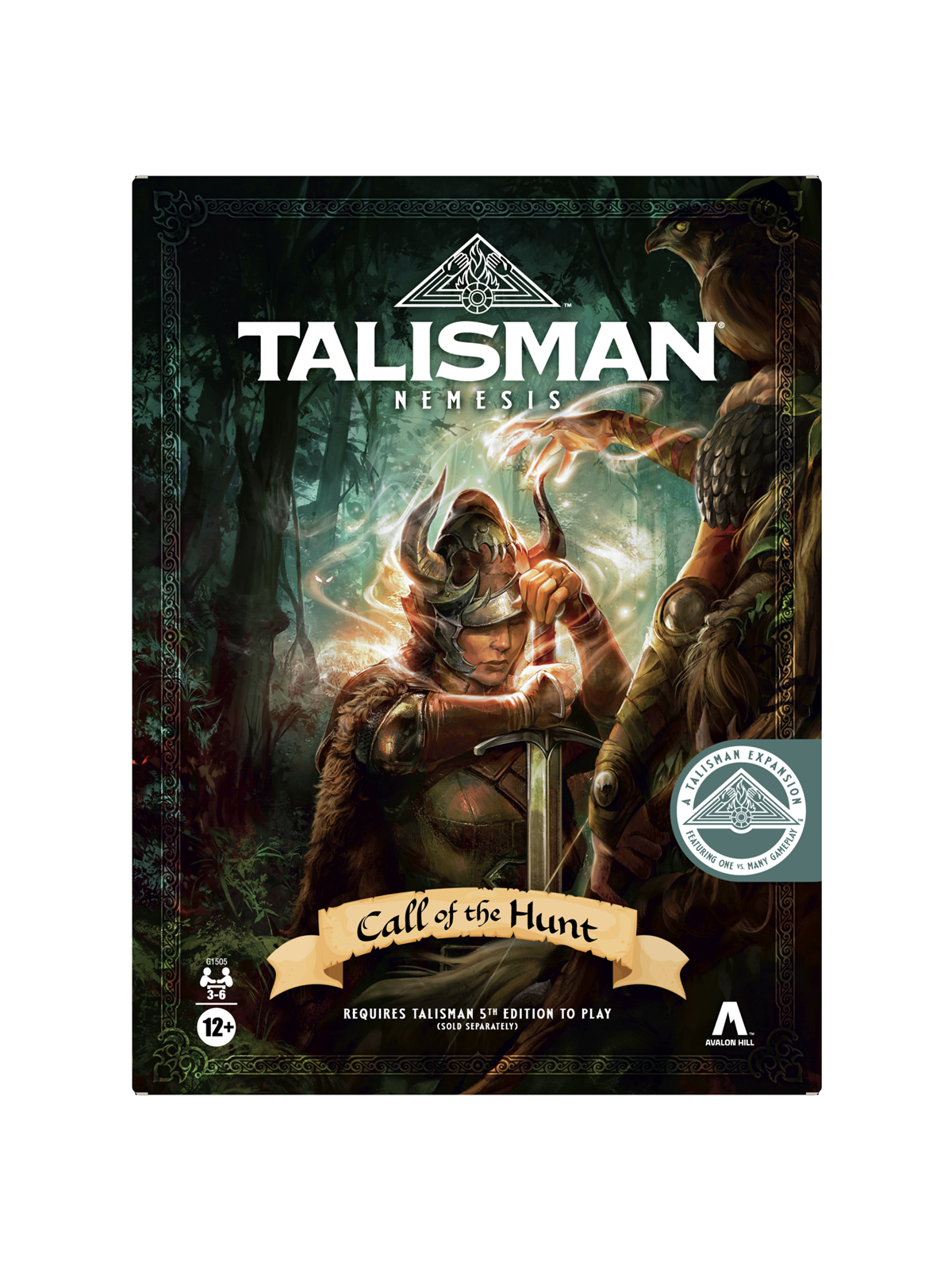 Avalon Hill Talisman Nemesis: Ruf Der Jagd Erweiterung - Talisman 5. Edition Erforderlich (Englisch) - Brettspiele - G1505uu00