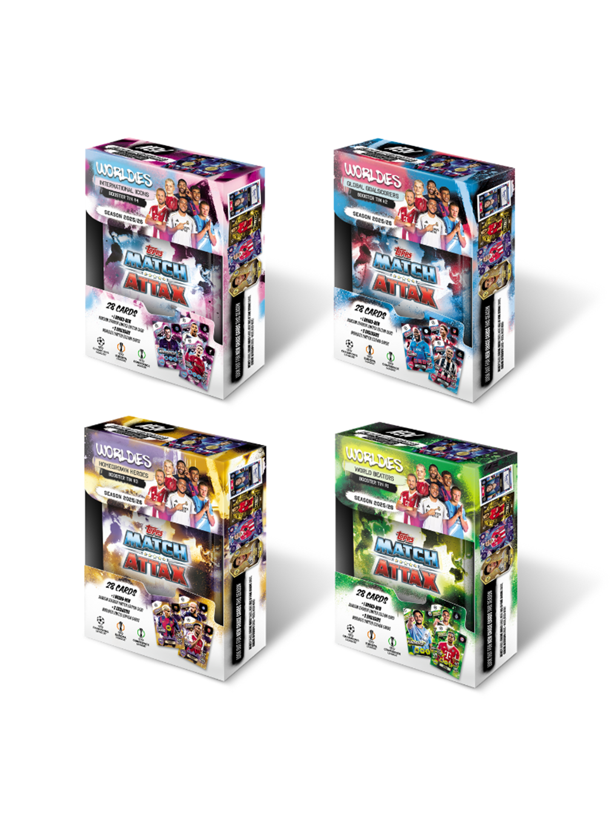 Topps Match Attax Champions League Booster Tin - Assorted - Brettspiele - Uclma25-04