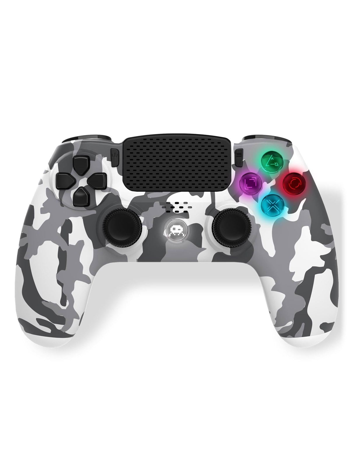 Freaks And Geeks Wireless Controller For Ps4 With 3.5mm Jack Slot - Led - White Camo - Wireless Controller - Sony Playstation 4 - Gaming Zubehoer - 