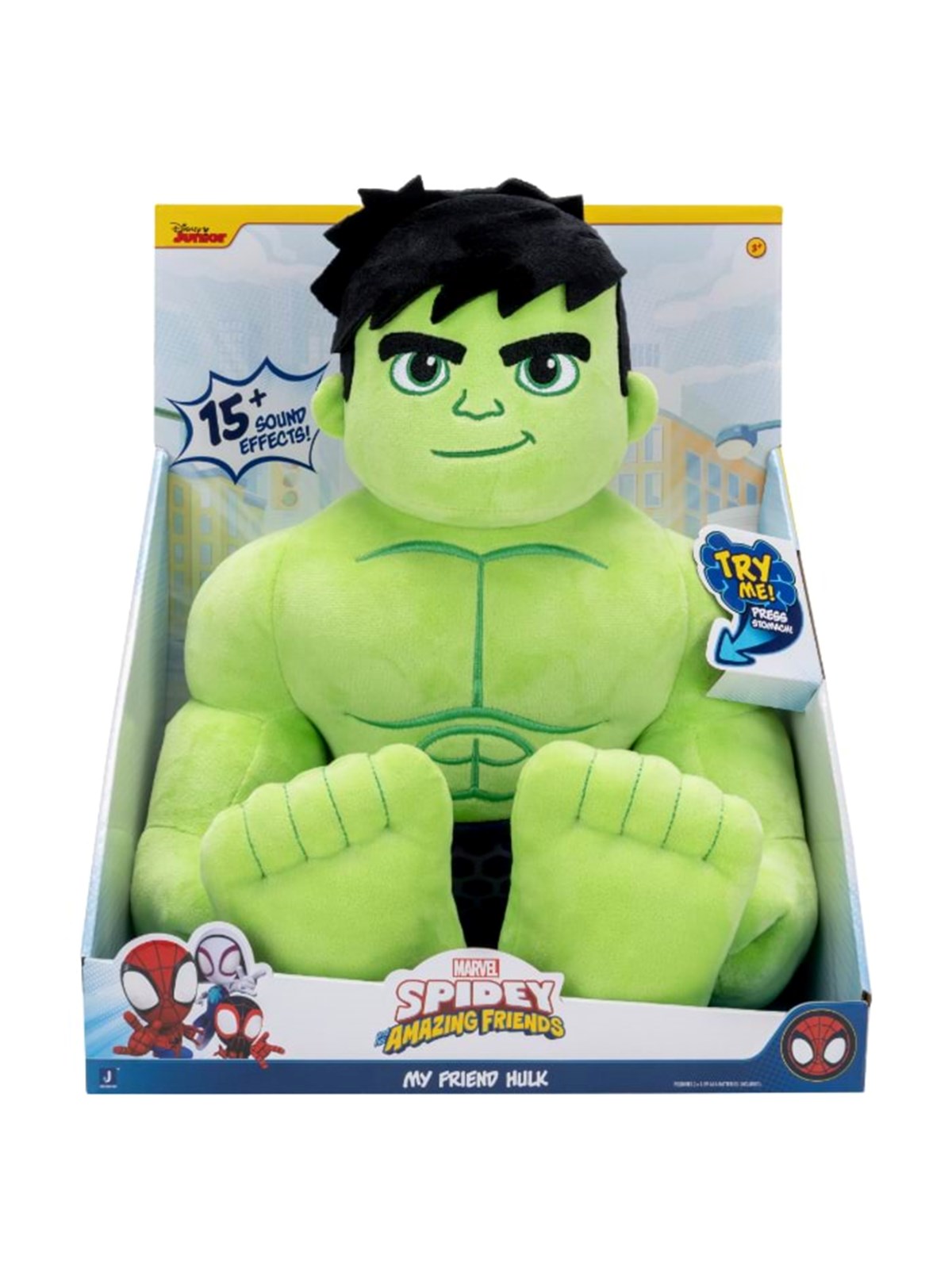 Spidey And His Amazing Friends Spidey MY Friend Hulk Feature Plush - Snf0325