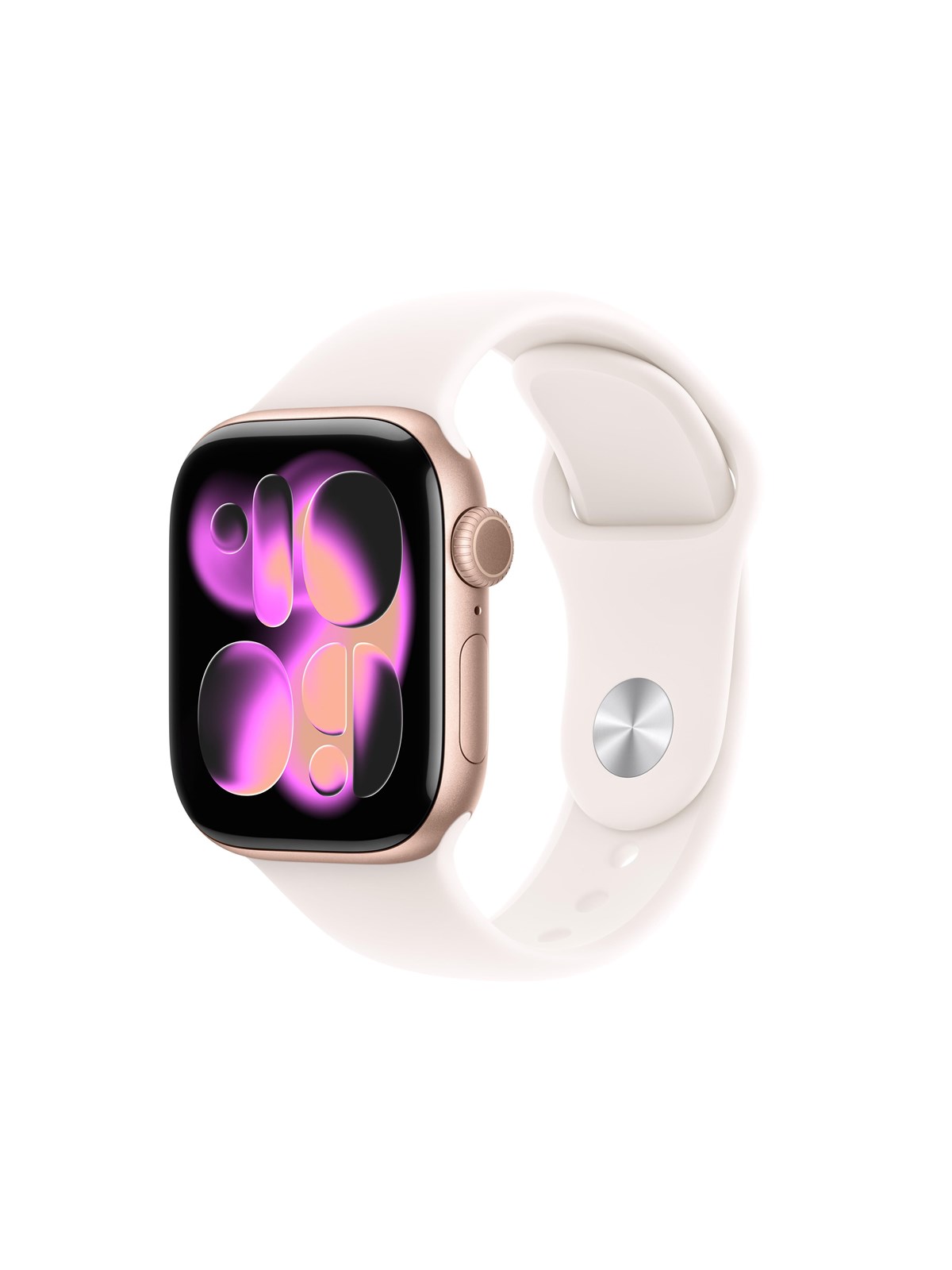 Apple Watch Series 11 Gps 42mm Rose Gold Aluminium Case With Light Blush Sport Band - M/l - Smartwatches Pulsuhren Sportuhren Schrittzaehler - Meu44qn