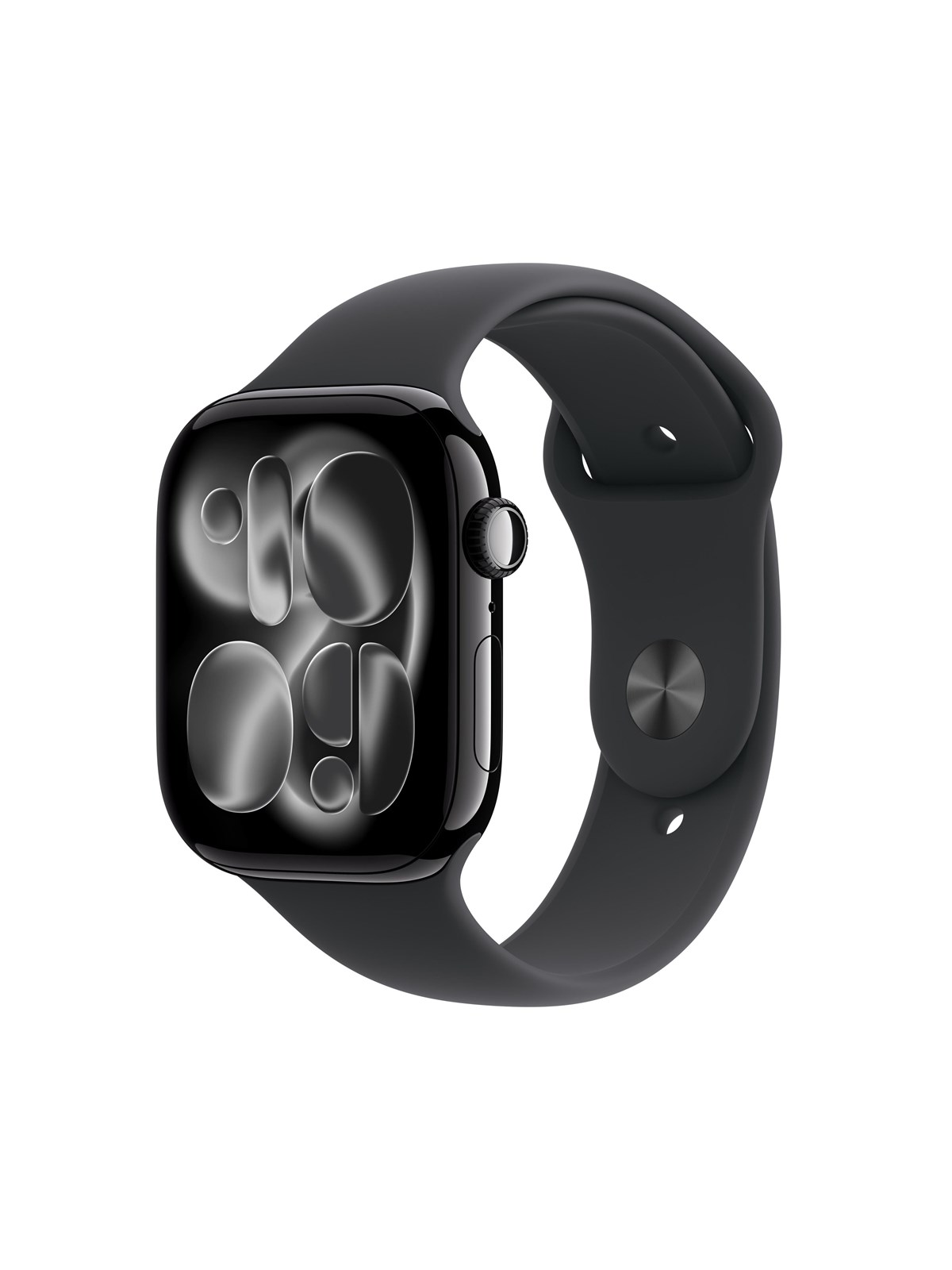 Apple Watch Series 11 Gps 46mm Jet Black Aluminium Case With Black Sport Band - M/l - Smartwatches Pulsuhren Sportuhren Schrittzaehler - Meux4qn/a