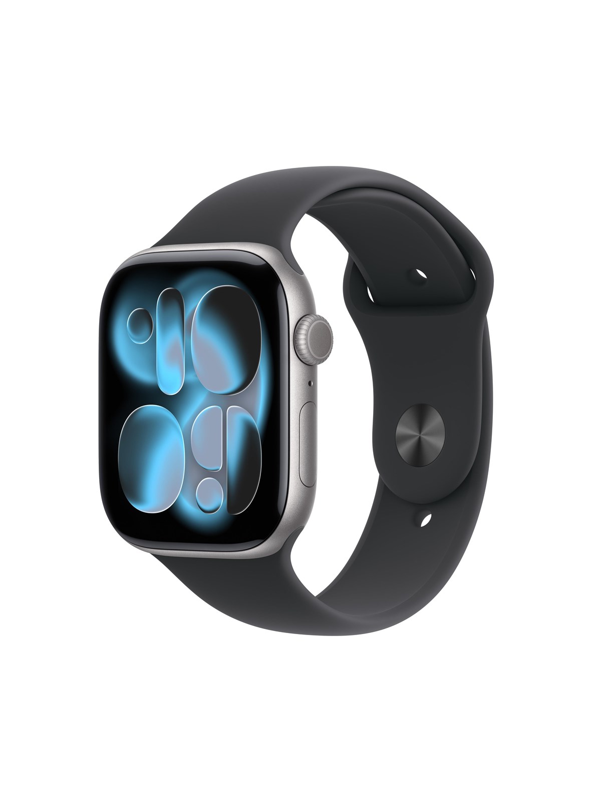 Apple Watch Series 11 Gps 46mm Space Grey Aluminium Case With Black Sport Band - S/m - Smartwatches Pulsuhren Sportuhren Schrittzaehler - Mev04qn/a