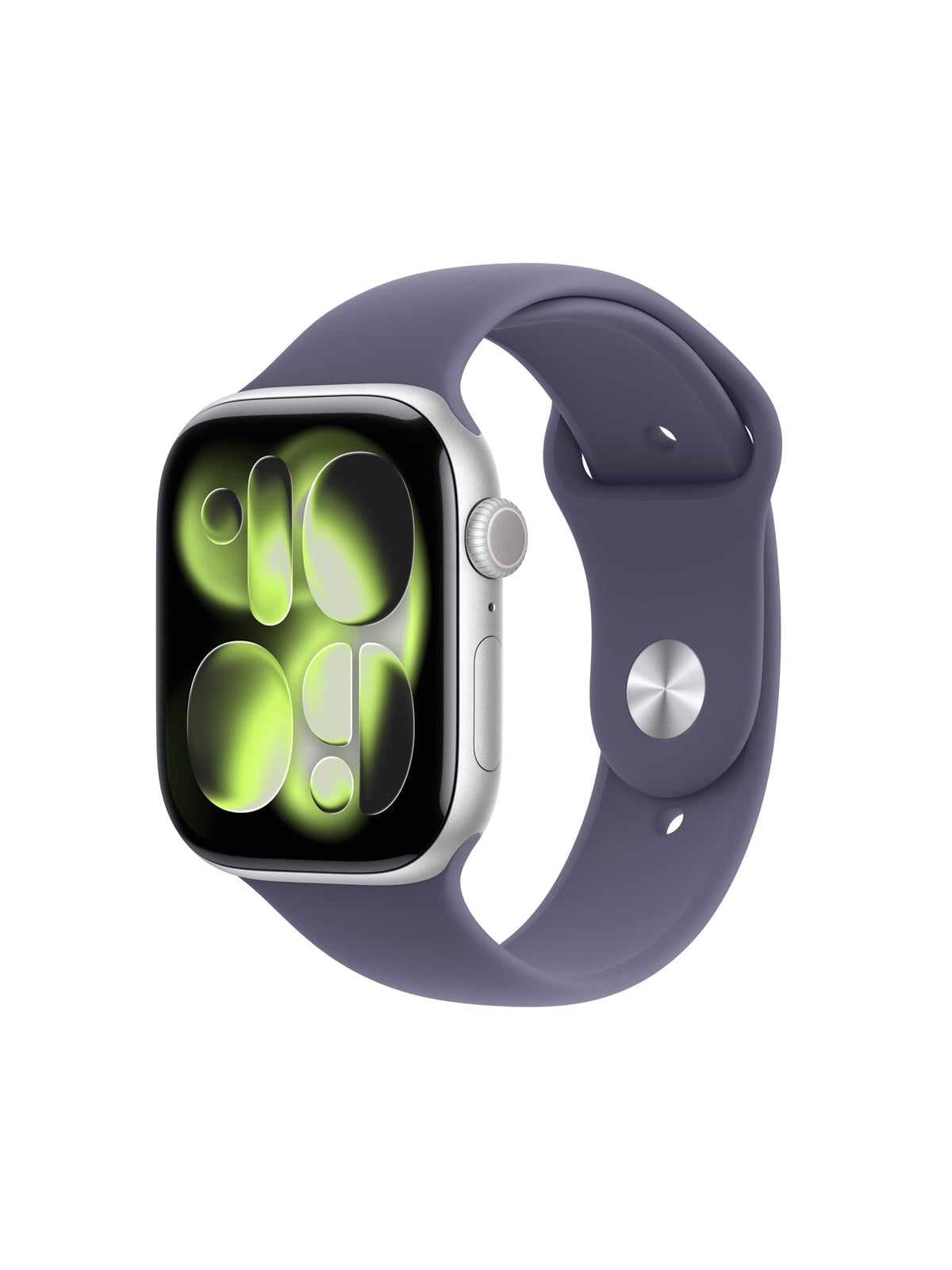 Apple Watch Series 11 Gps 46mm Silver Aluminium Case With Purple Fog Sport Band - M/l - Smartwatches Pulsuhren Sportuhren Schrittzaehler - Meva4qn/a