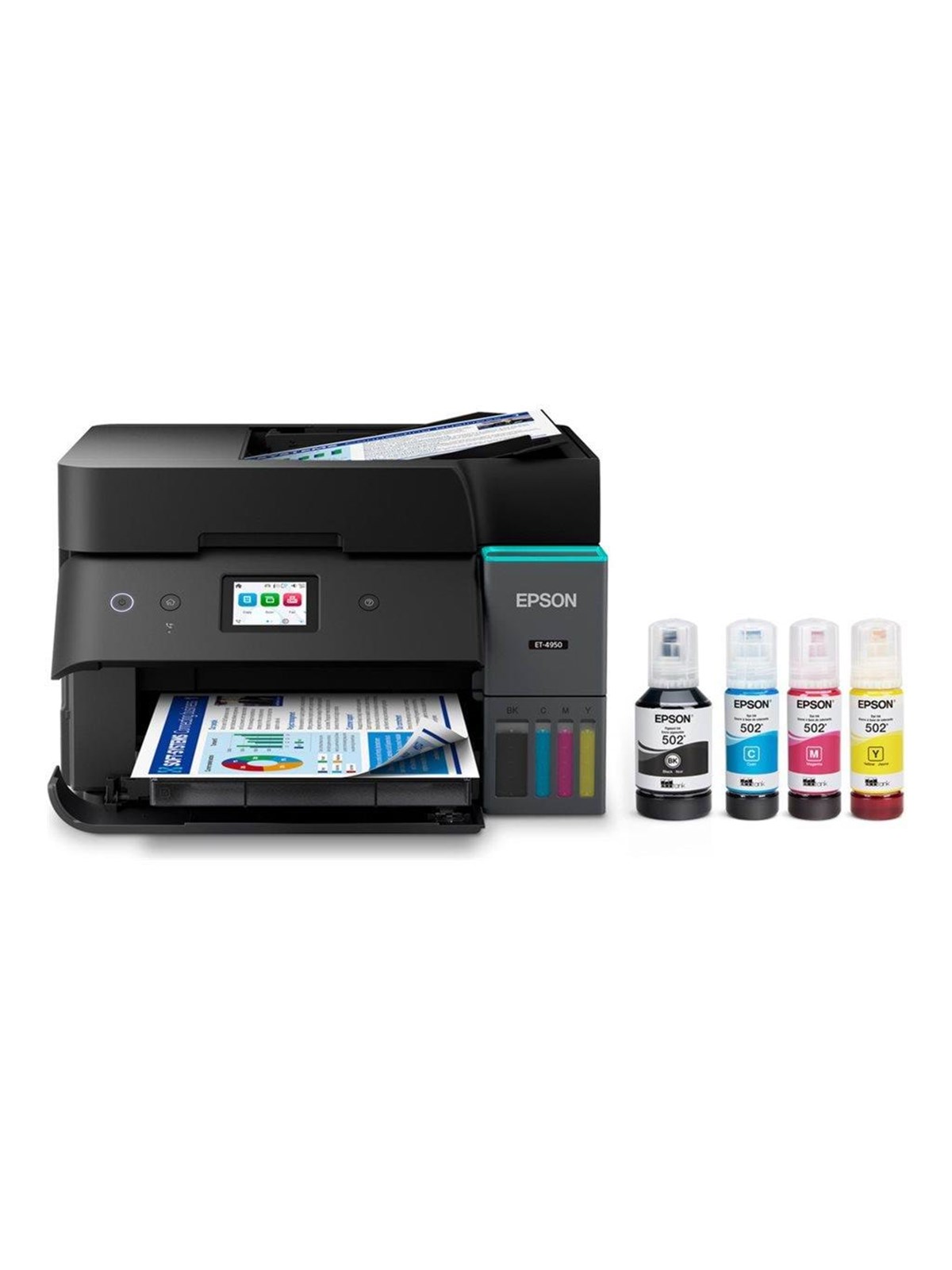 Epson Ecotank Et-4950 Multifunktion - Farbe - Tinte - Drucker - C11cl40402- Drucker