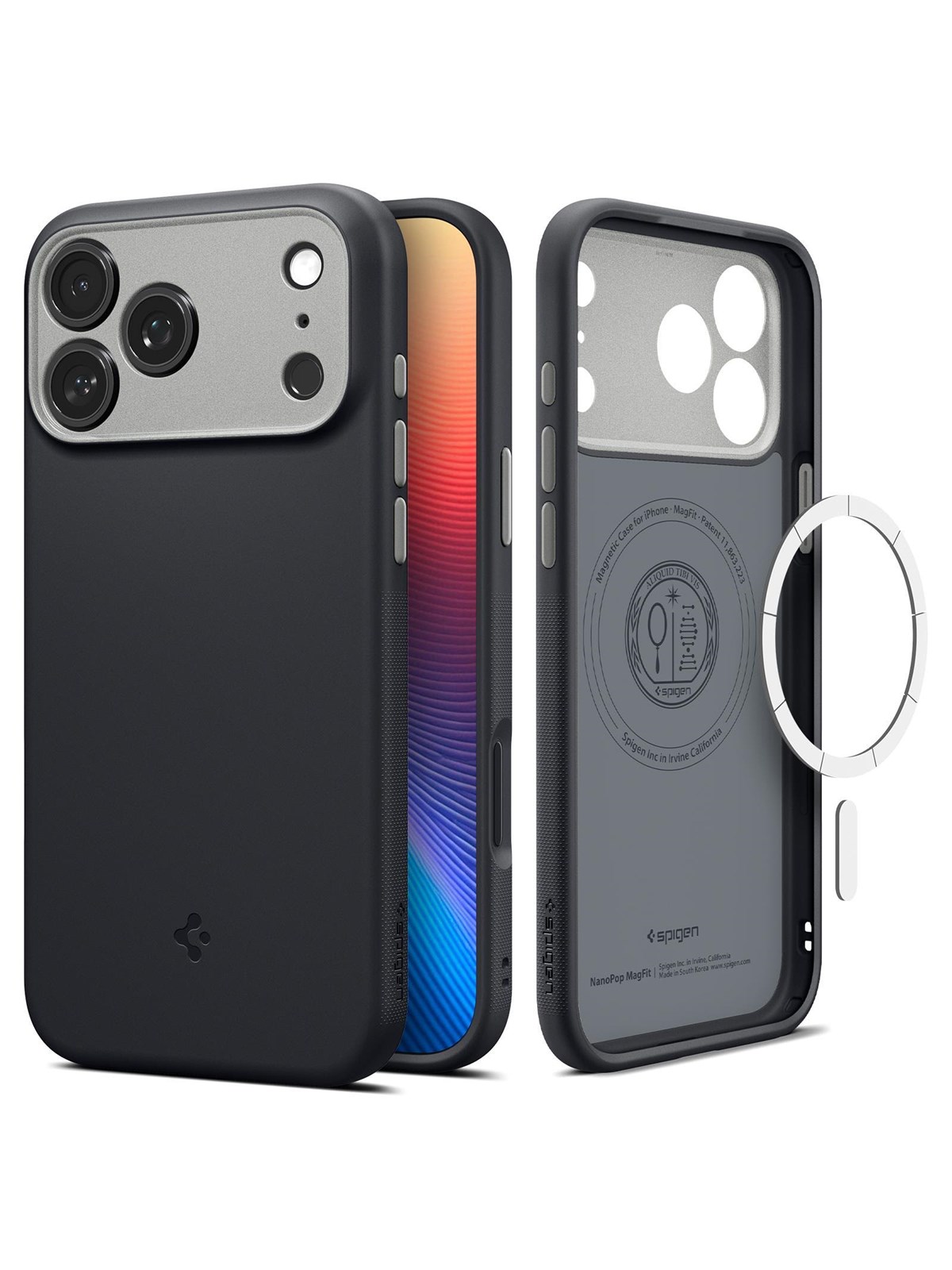 Spigen Nano Pop Magsafe - Black Sesame - Iphone 17 Pro Max - Handys Cover Cases - Acs10262