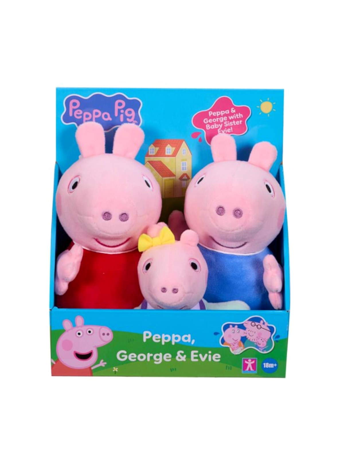 Peppa Pig 3pk Plush - 8423