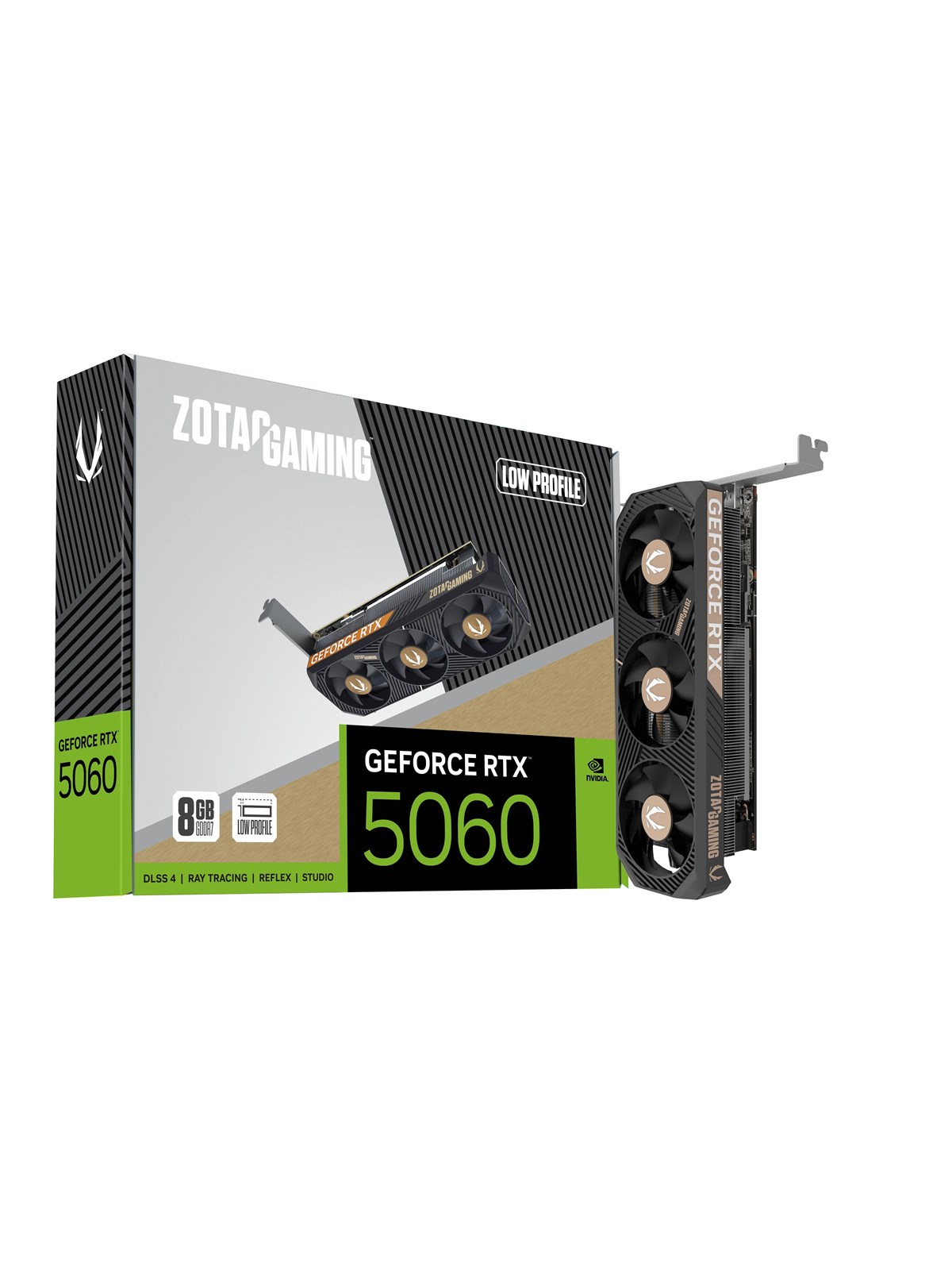 Zotac Geforce Rtx 5060 Low Profile - 8gb Gddr7 Ram - Grafikkarte - Zt-b50600l-10l